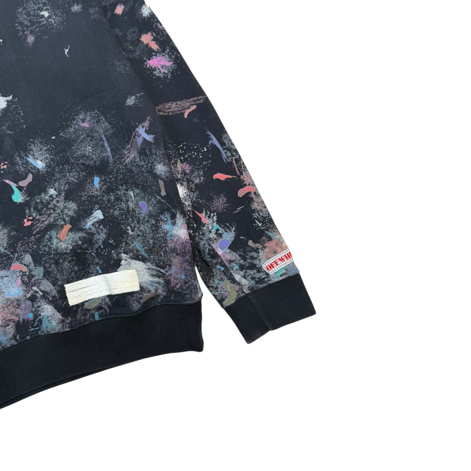Off-White Galaxy Brushed Crewneck Black/Multi