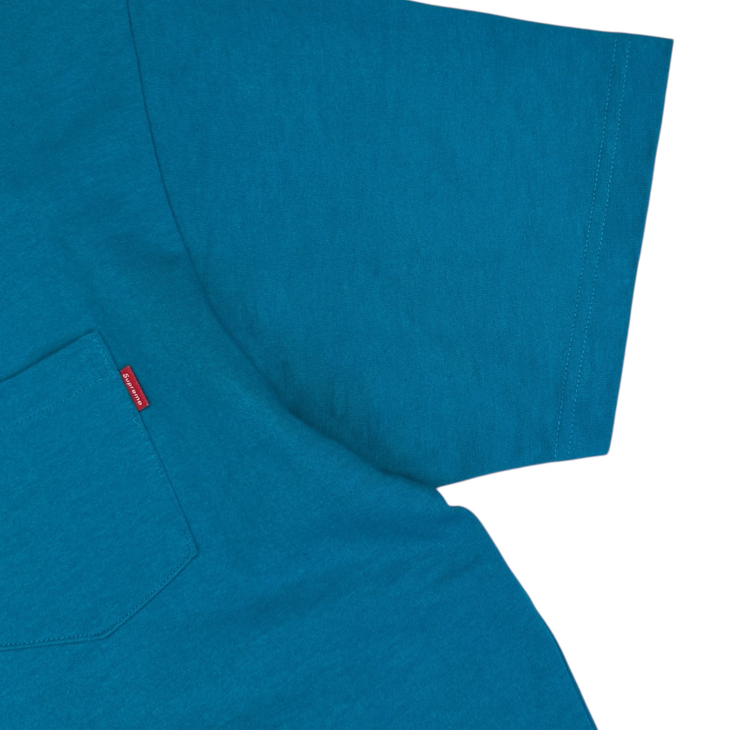 Supreme S/S Pocket Tee Aqua