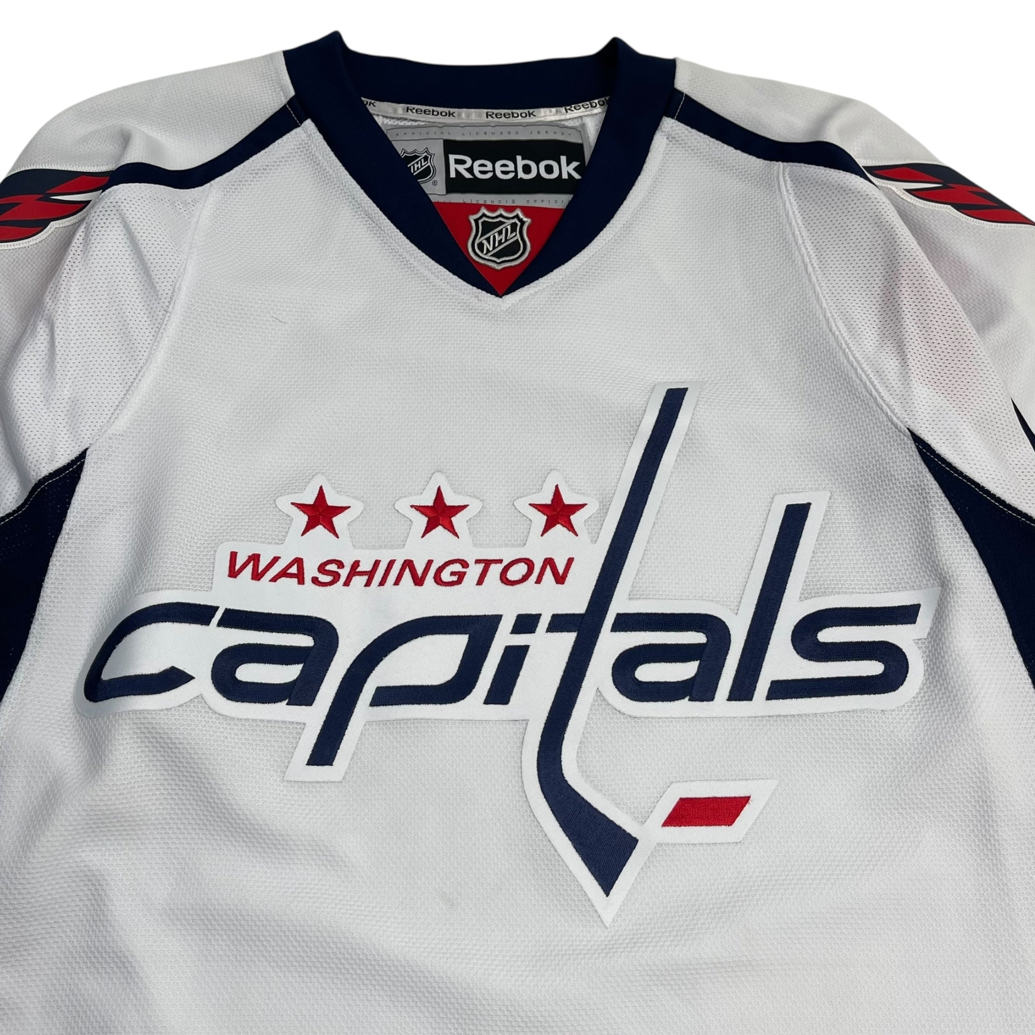 Washington Capitals Reebok Away Jersey White