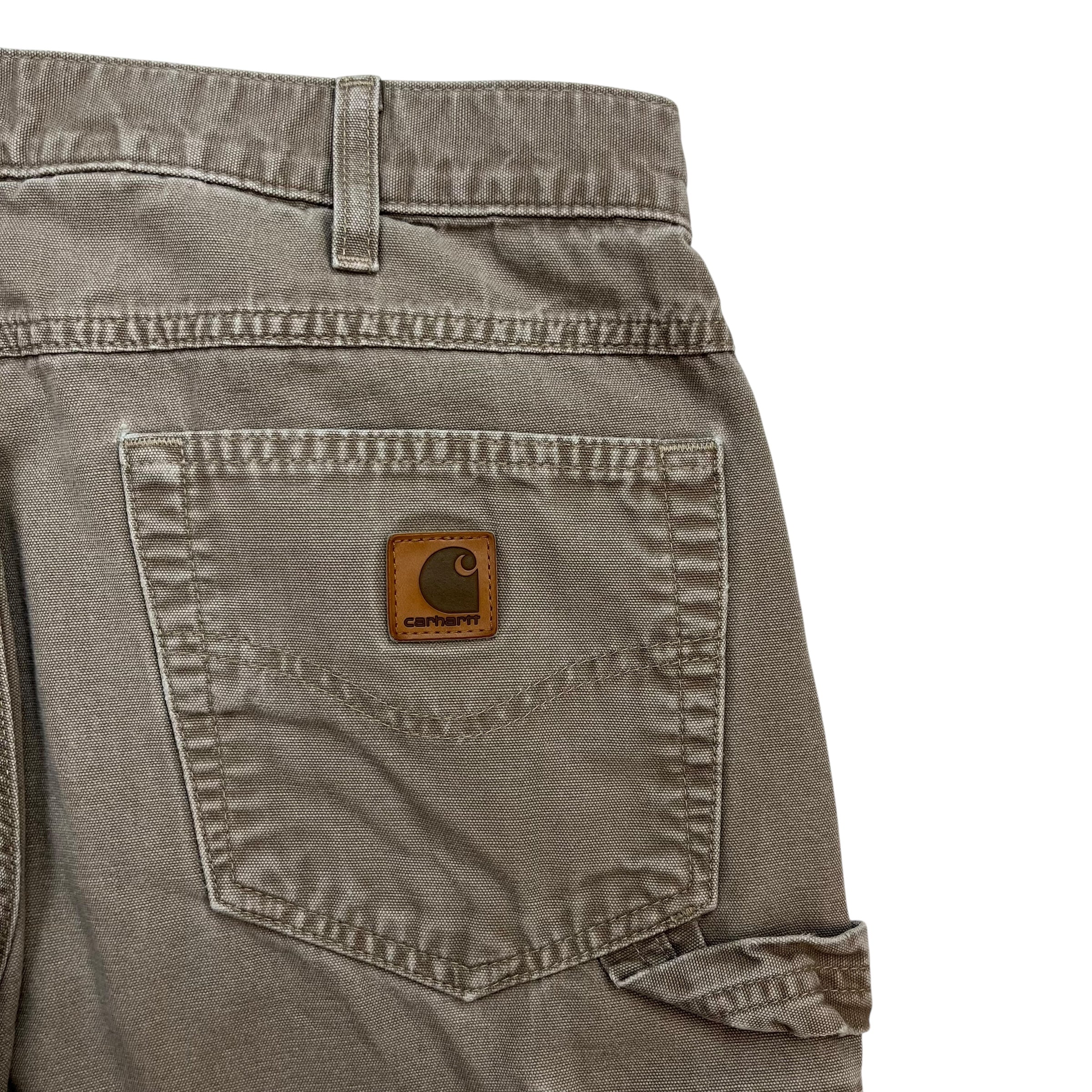 Vintage Carhartt Dungaree Pants Beige