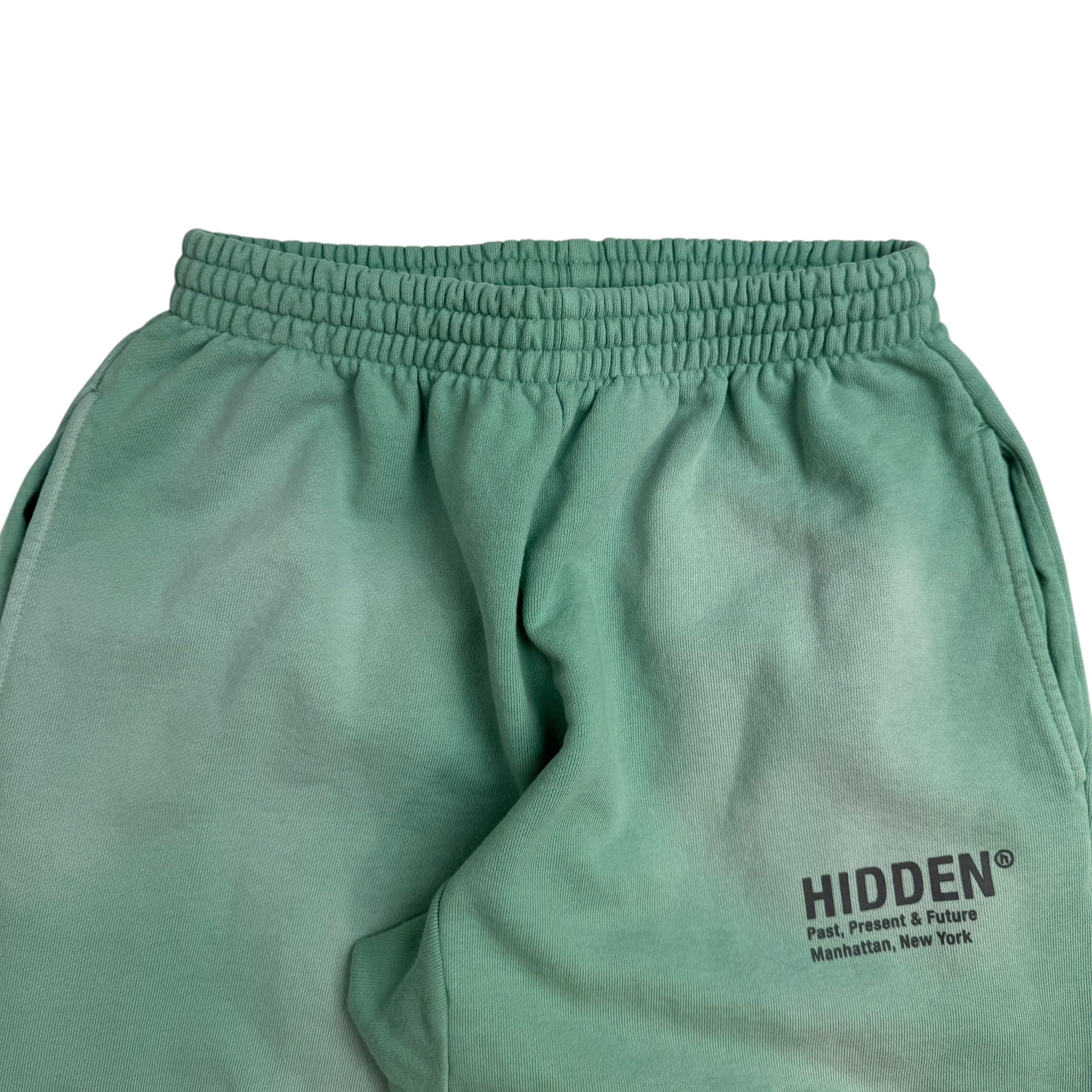 Hidden NY H Logo Vintage Wash Sweatpants Green