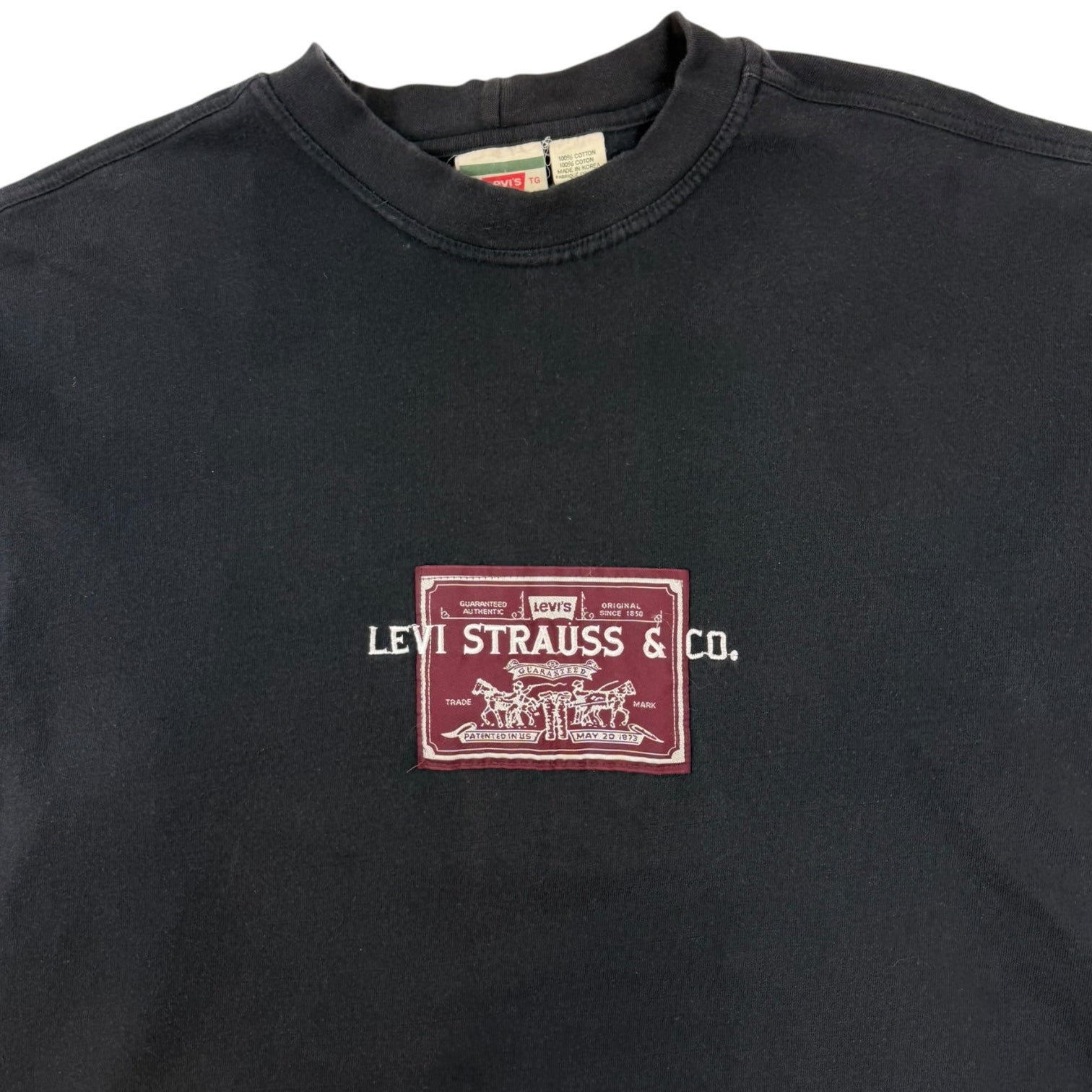 Vintage Levi’s Logo Long Sleeve Black