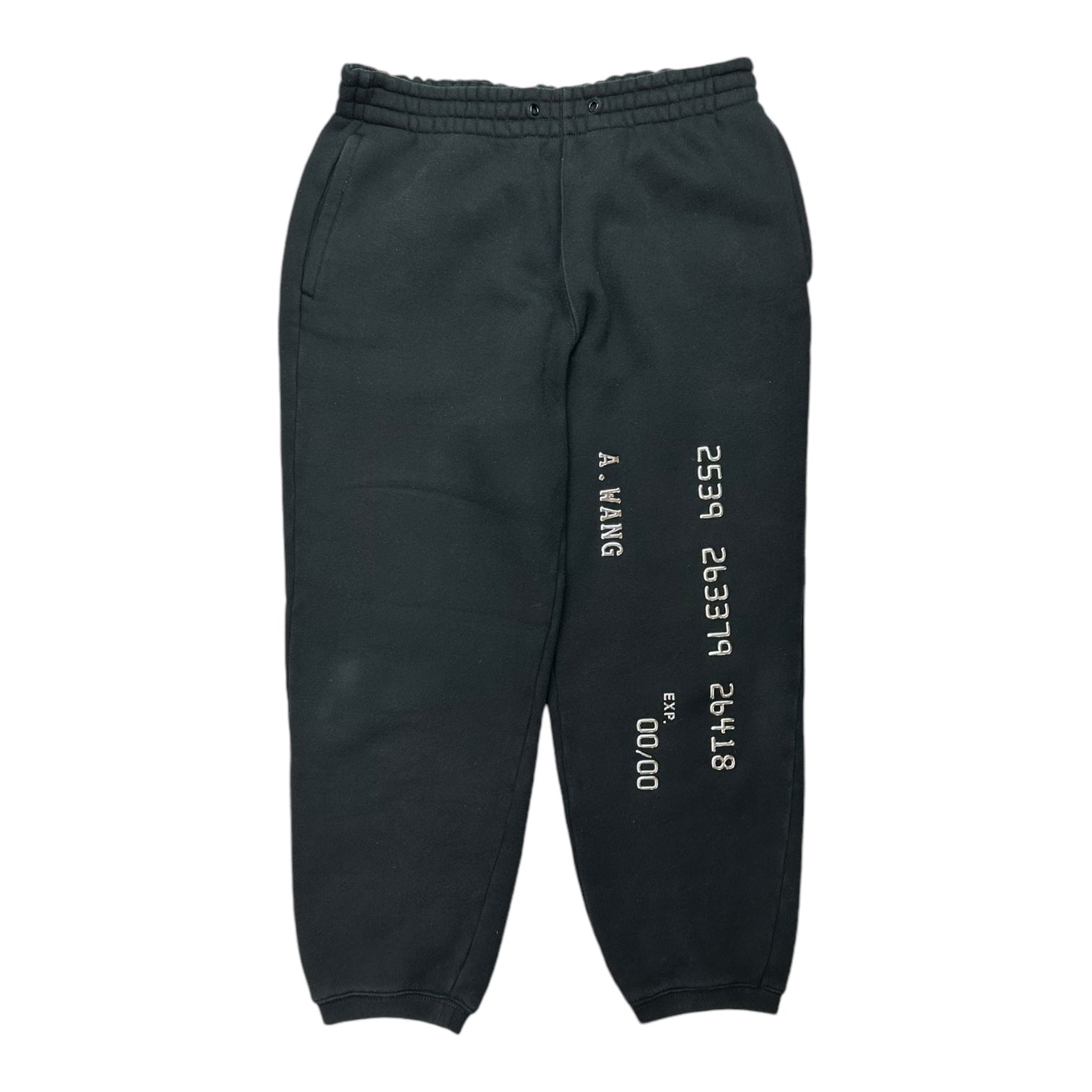 Alexander Wang Credit Card Sweatpants Black