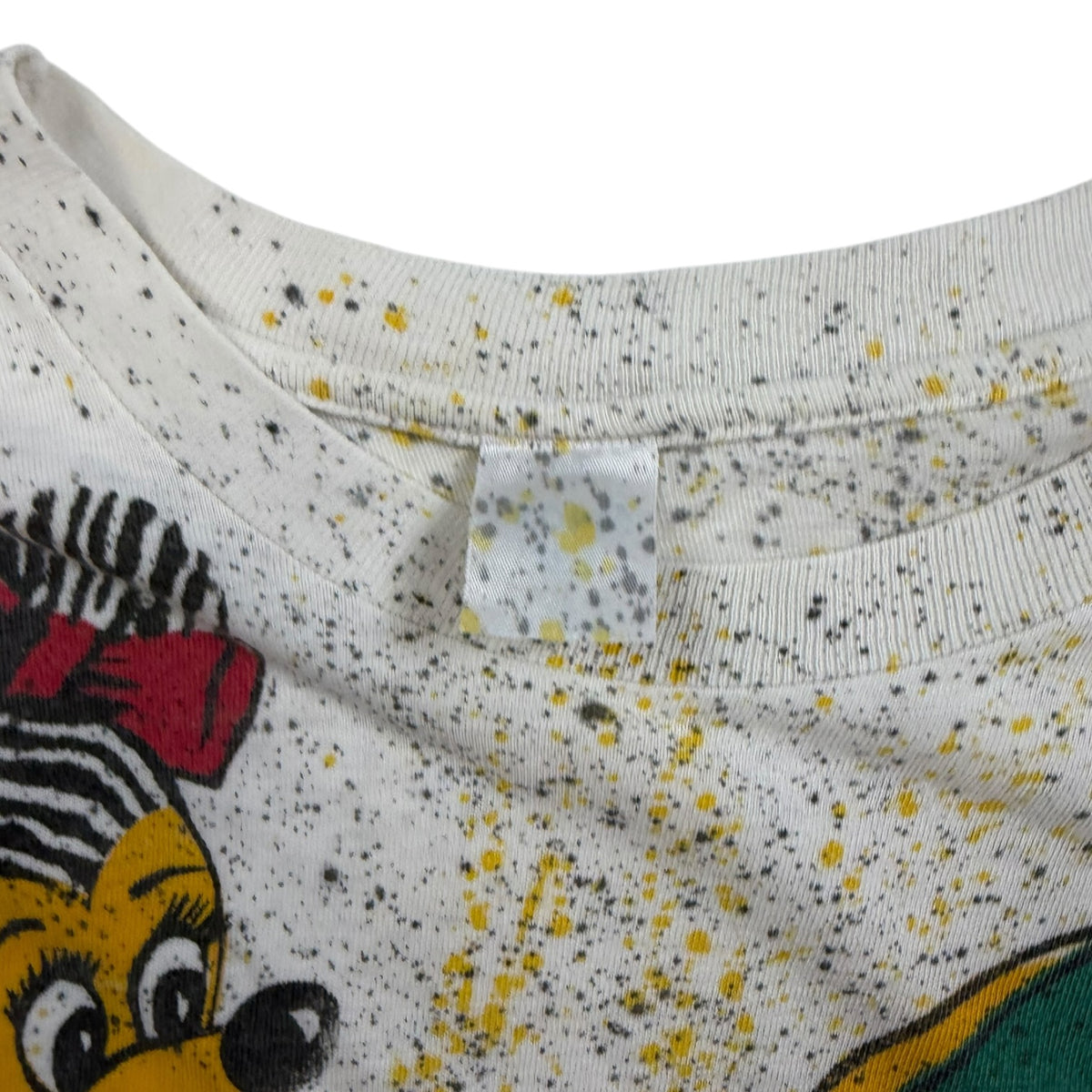 Vintage 1990 Mickey Dread Head T-Shirt White