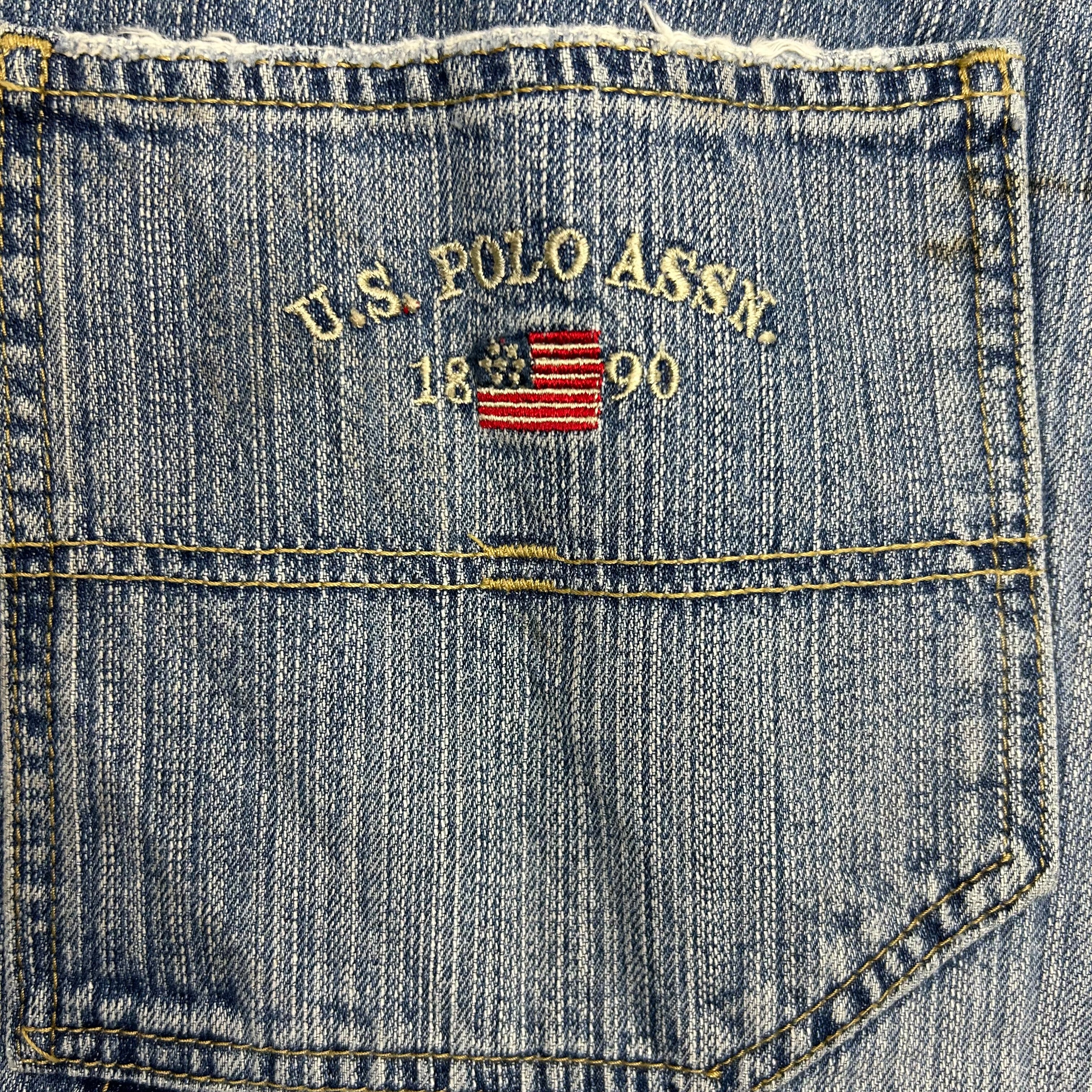 Y2K U.S. Polo Assn. Denim Carpenter Shorts