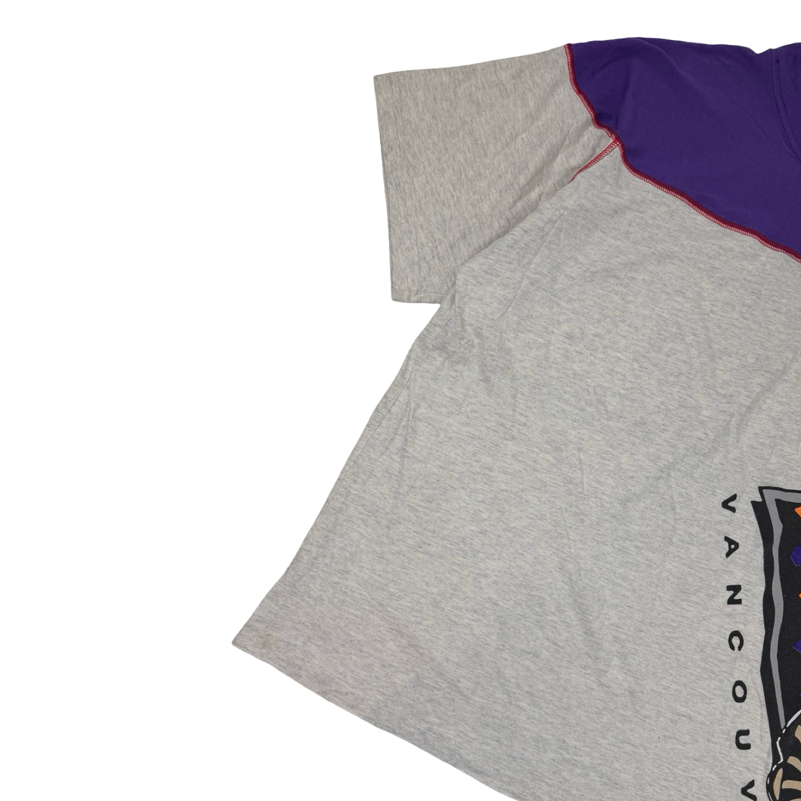 Vintage 1990s AOP Vancouver Voodoo T-Shirt Purple/White