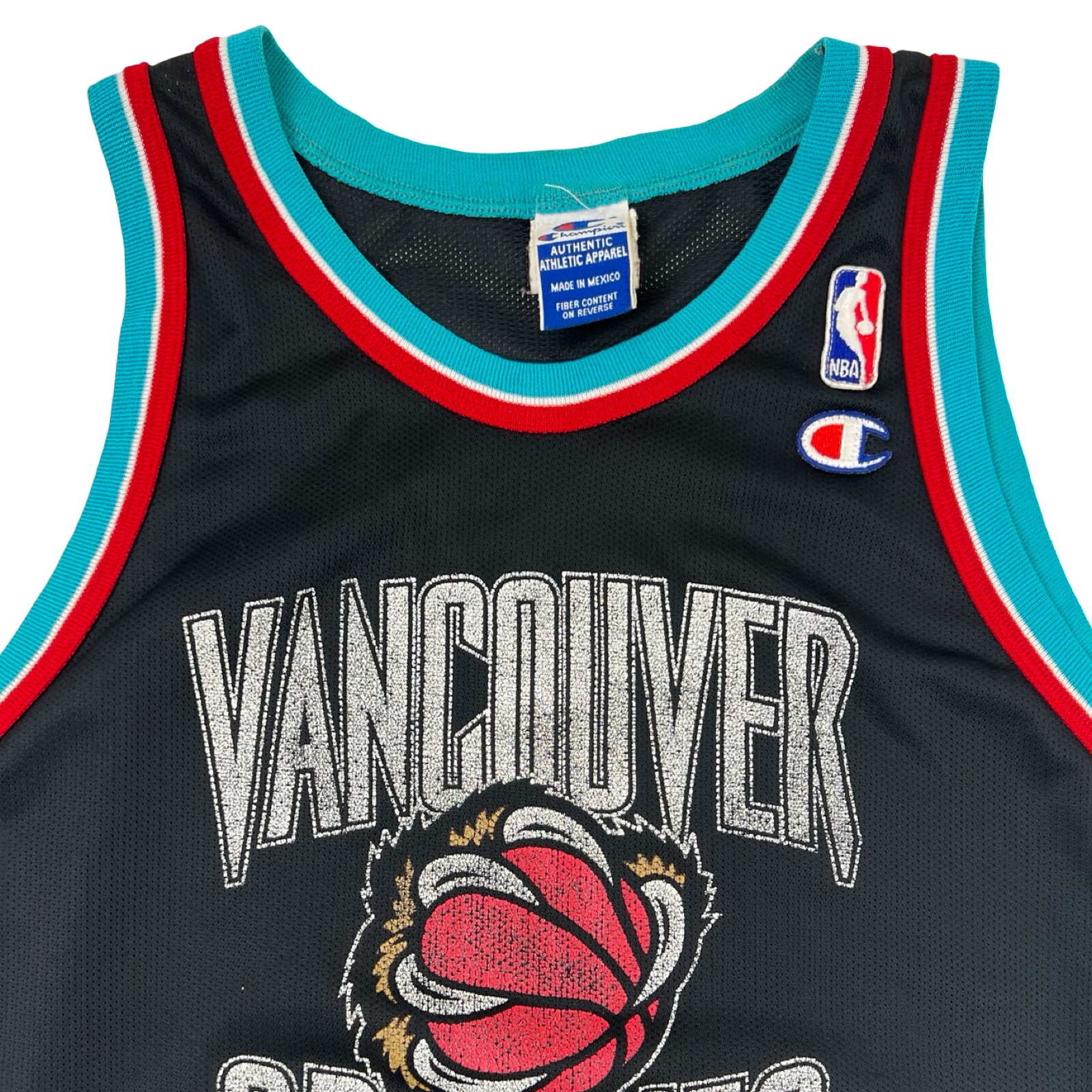 Vintage 90’s Champion Vancouver Grizzlies Jersey Black