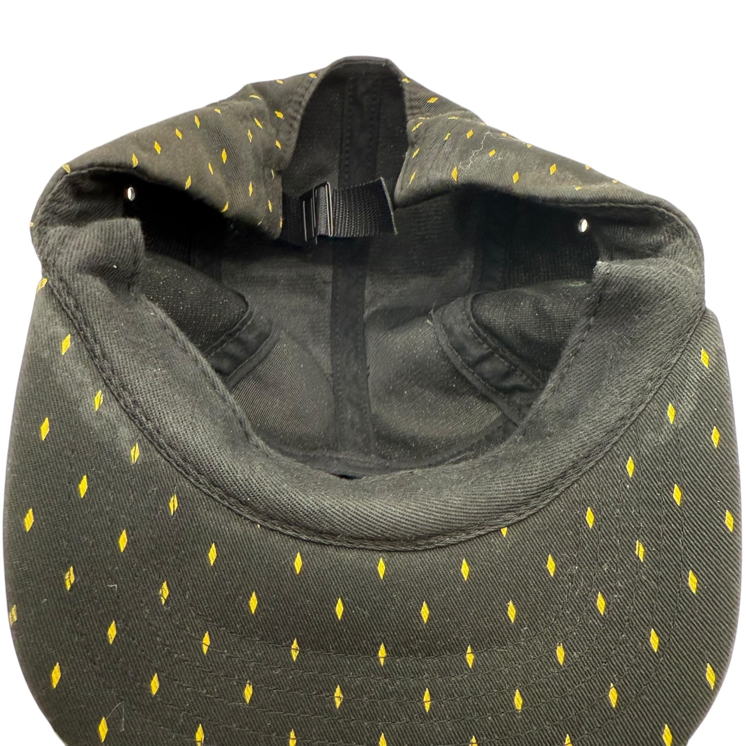 Supreme 5 Panel Diamond Camper Hat SS13 Black/Yellow