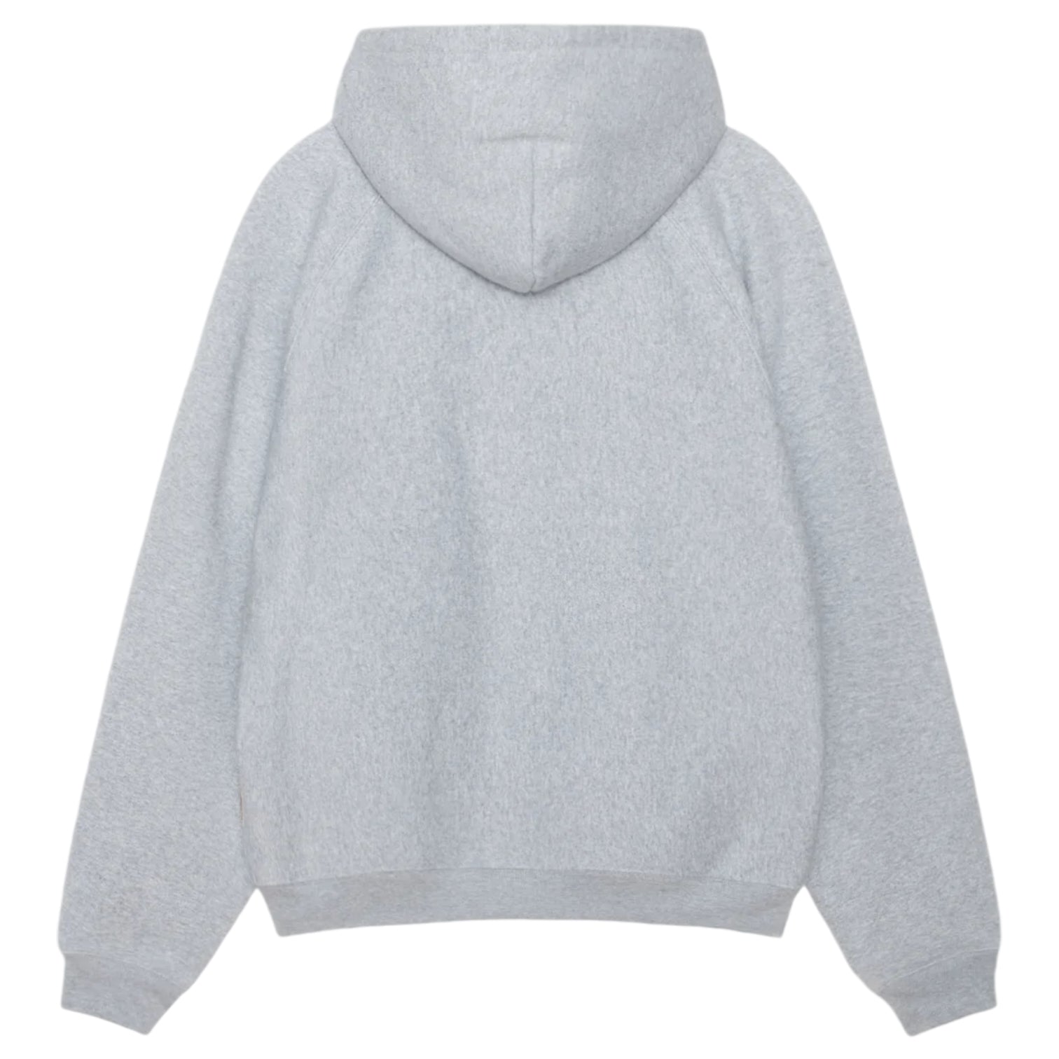 Stüssy Fleece Raglan Hoodie Heather Grey