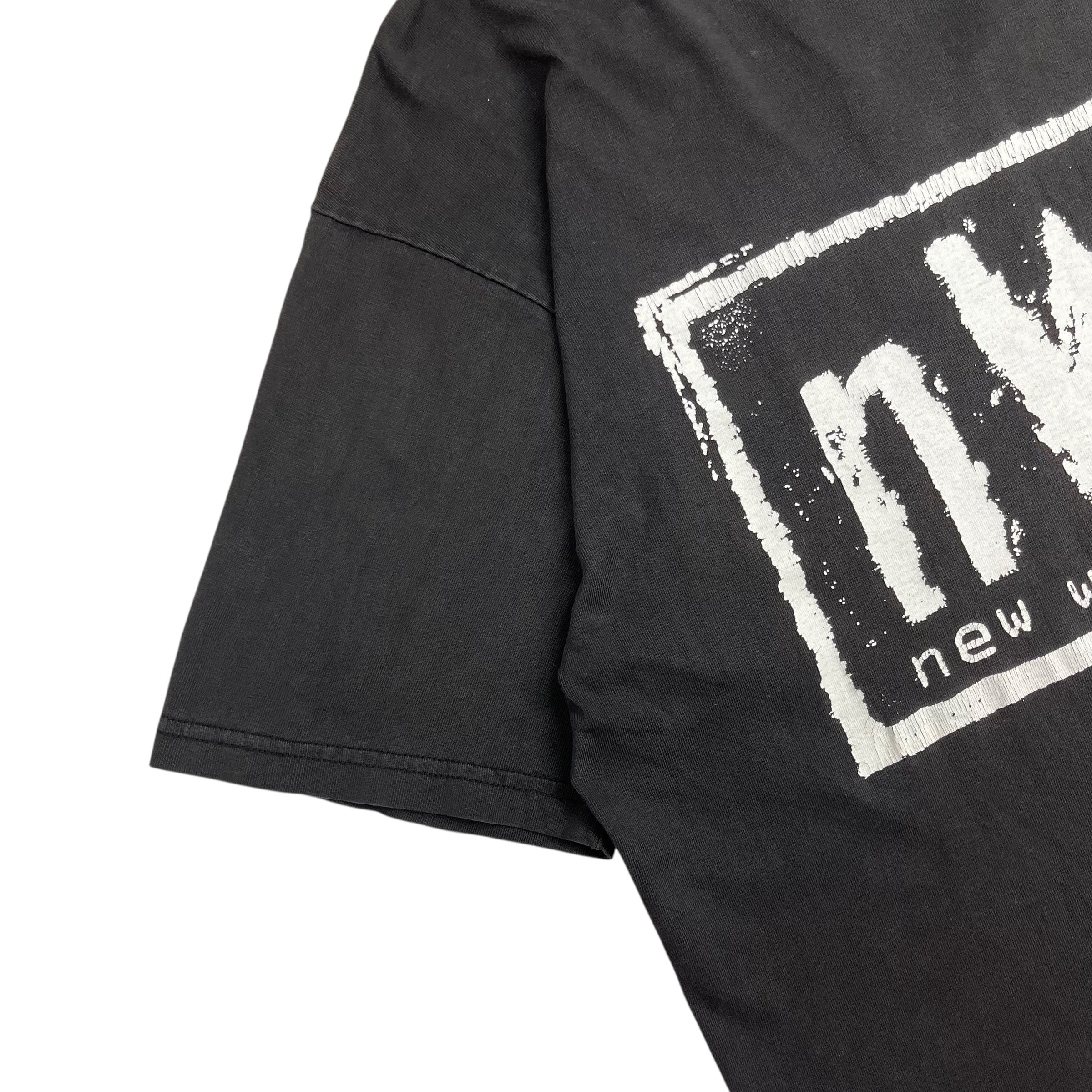 2002 New World Order WWF Wrestling Tee Black