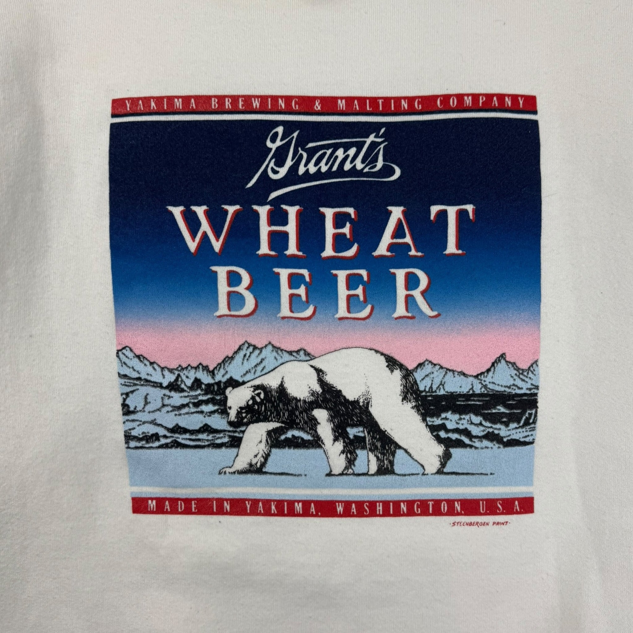Vintage Grant’s Ales Polar Bear Beer Promo Hoodie