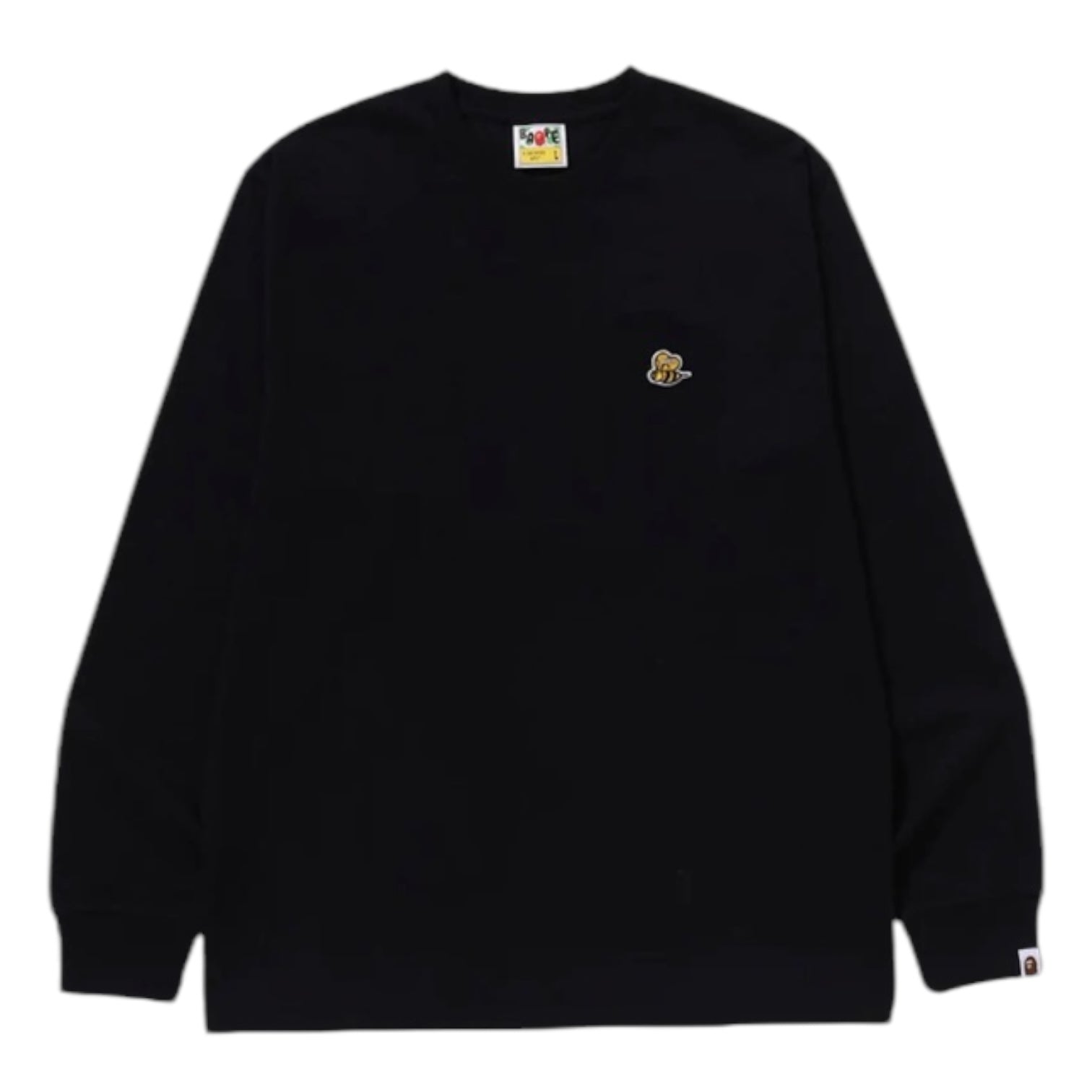 BAPE Bee One Point Long Sleeve Shirt Black