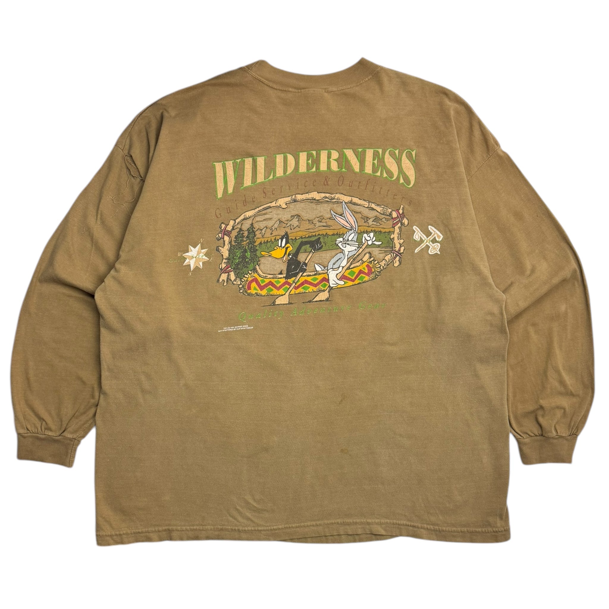 1994 Looney Tunes “Wilderness Guide Service” Long Sleeve T-Shirt