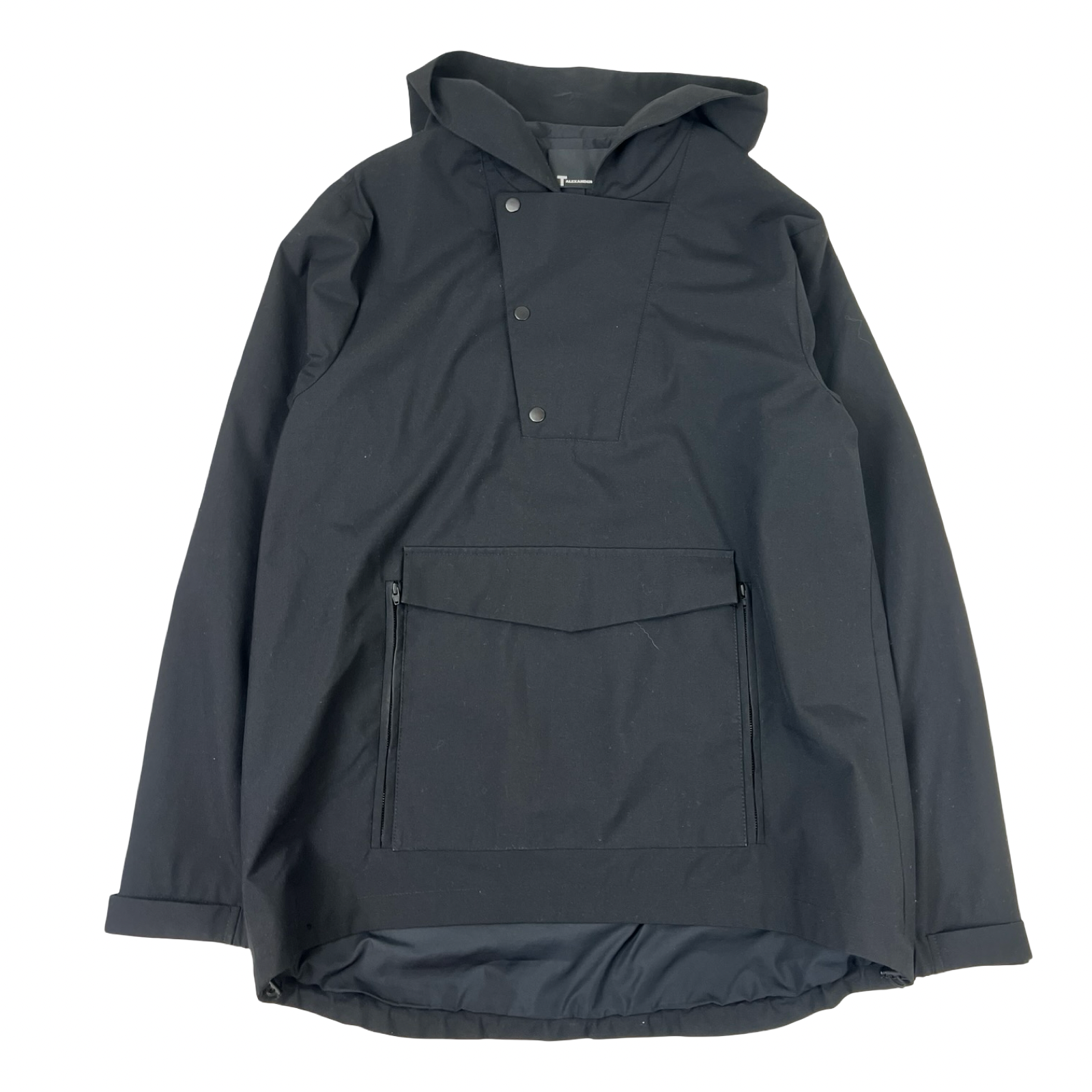 Sleek T by Alexander Wang Technical Anorak Jacket Black