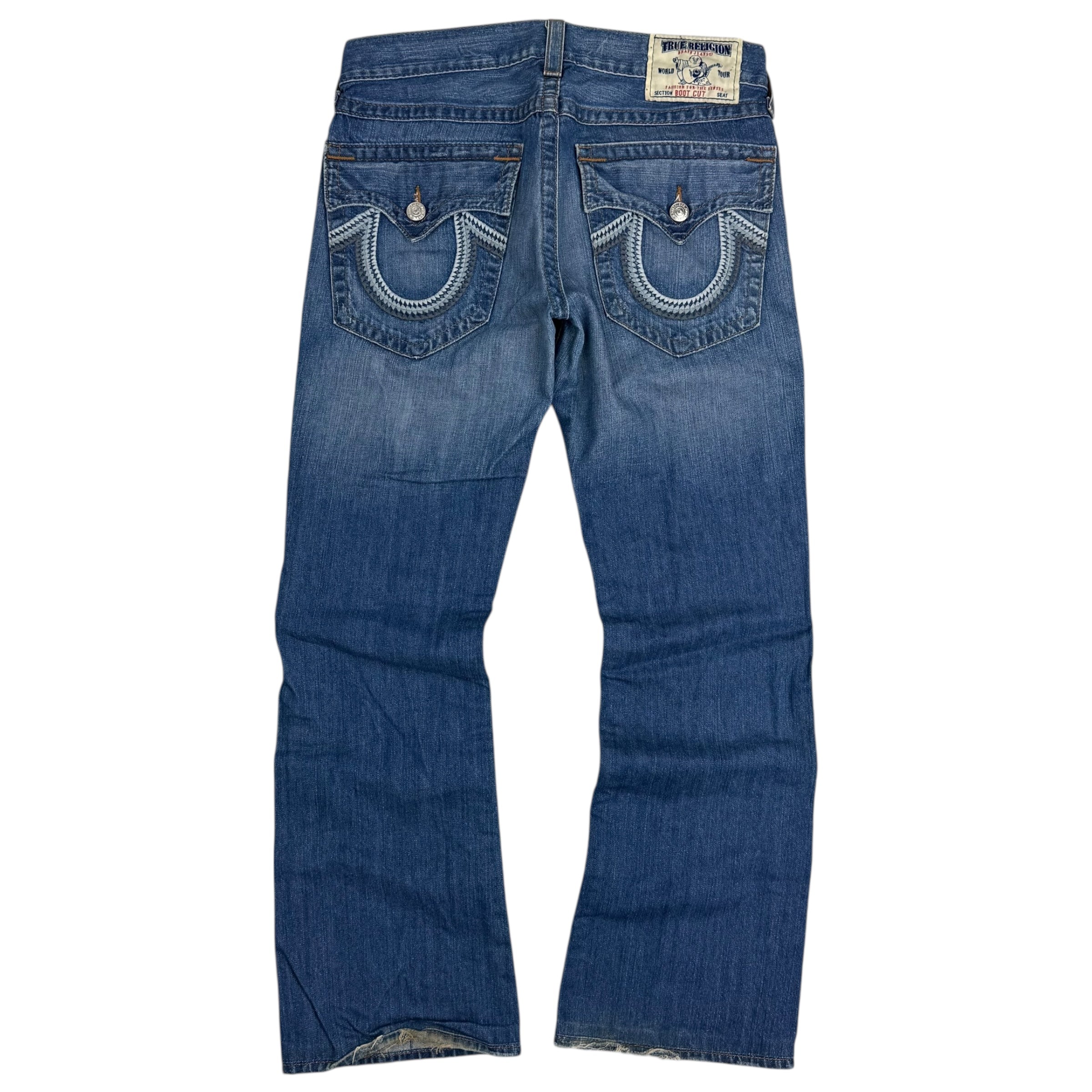 Vintage True Religion Boot Cut Denim Pants Dark Wash