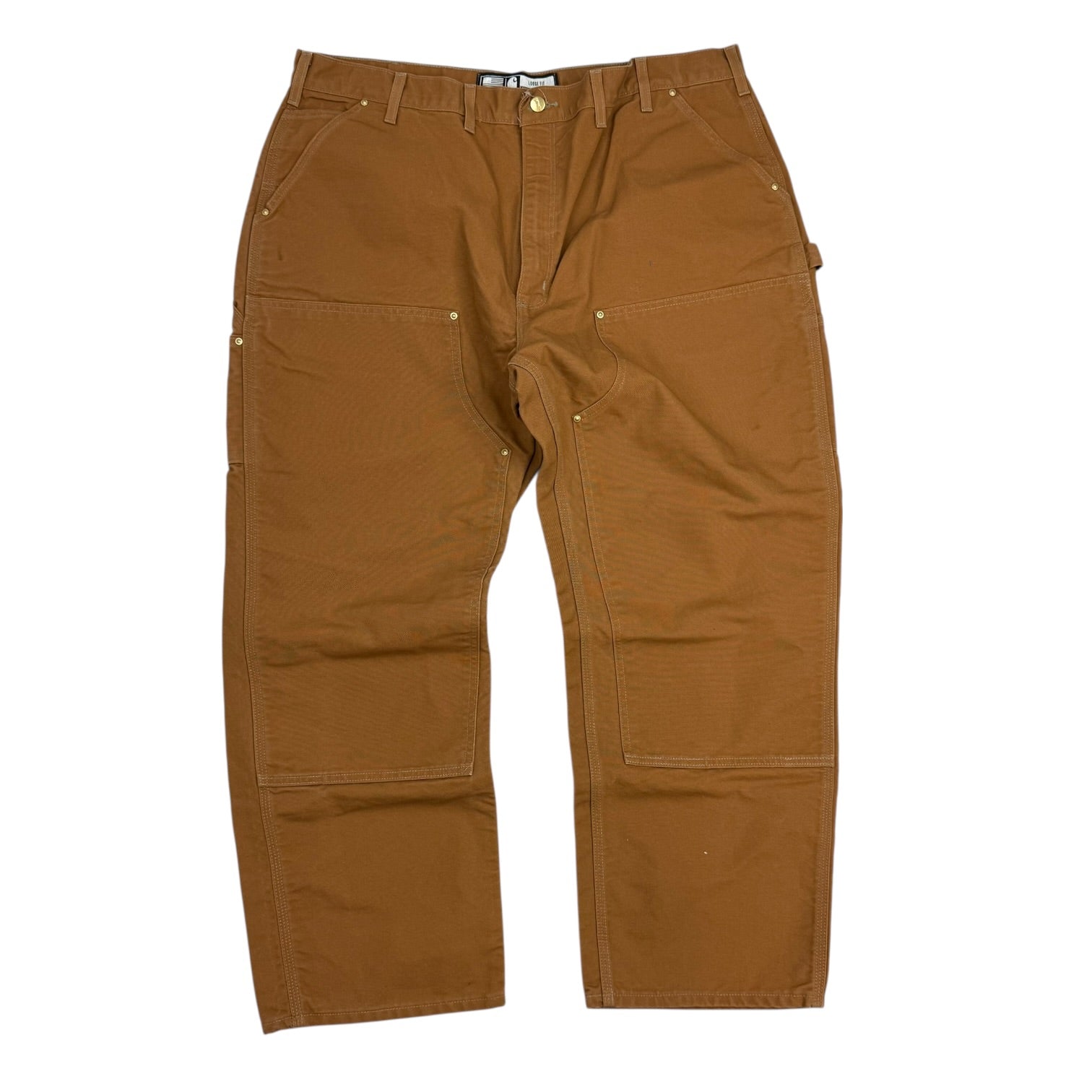 Vintage Carhartt Double Knee Pants Dark Tan