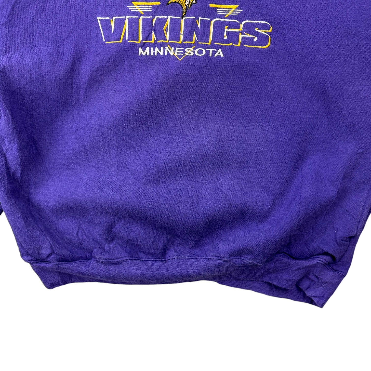 Vintage Minnesota Vikings Quarter Zip Sweater Purple