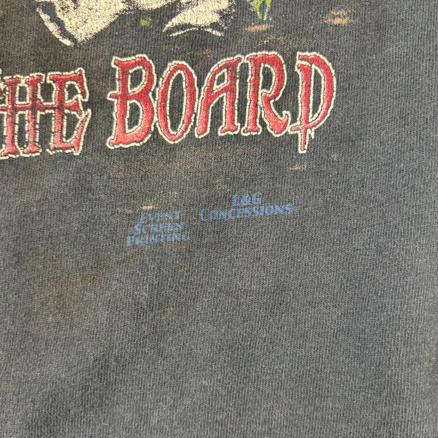 Vintage 2005 MLB Chicago World Champions Grim Reaper T-Shirt Black