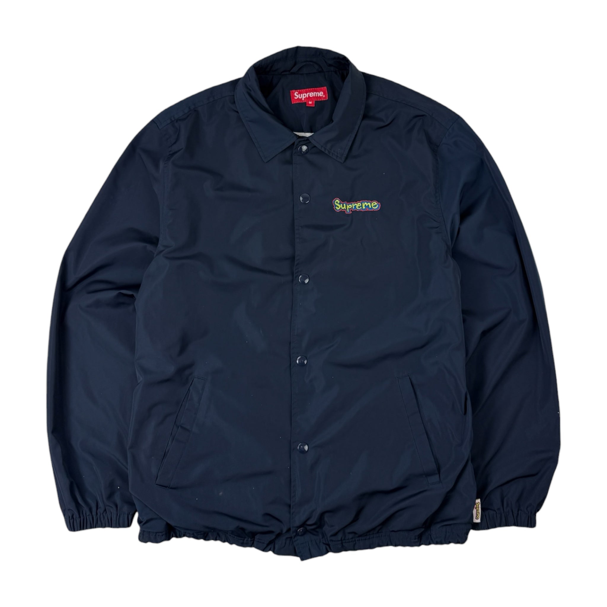 Supreme Gonz Logo Coach Jacket Navy SS18