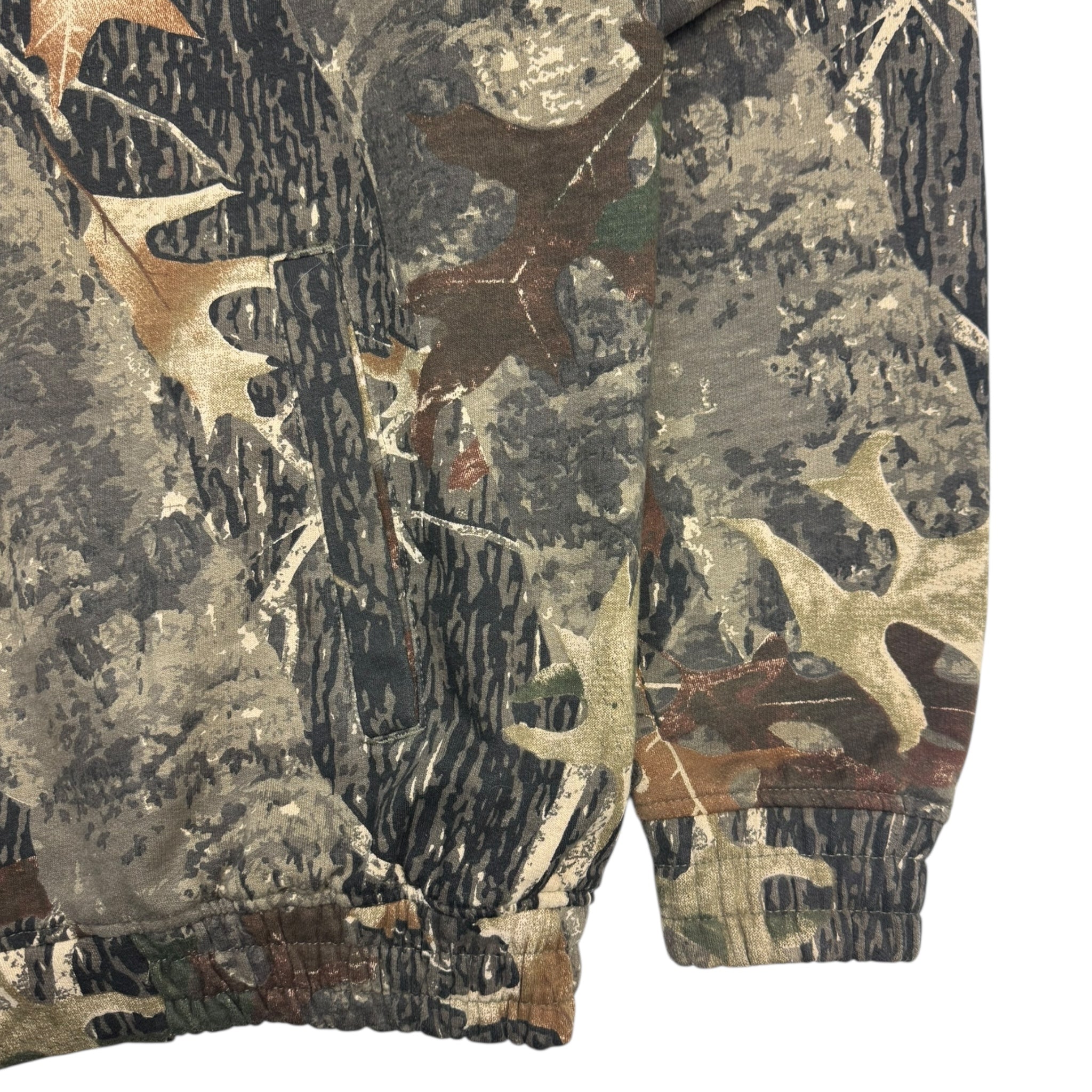 Vintage Camo Zip Up Hoodie