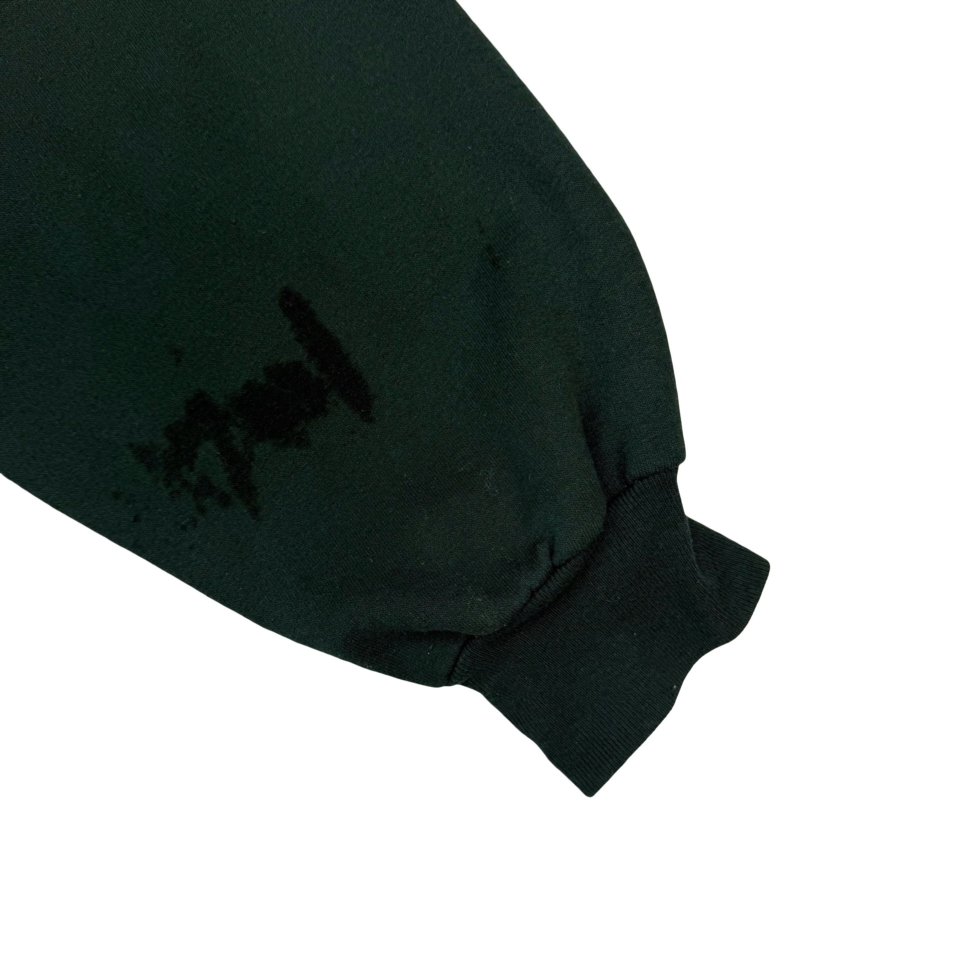 Vintage Fall Classic Quarter Zip Sweater Green