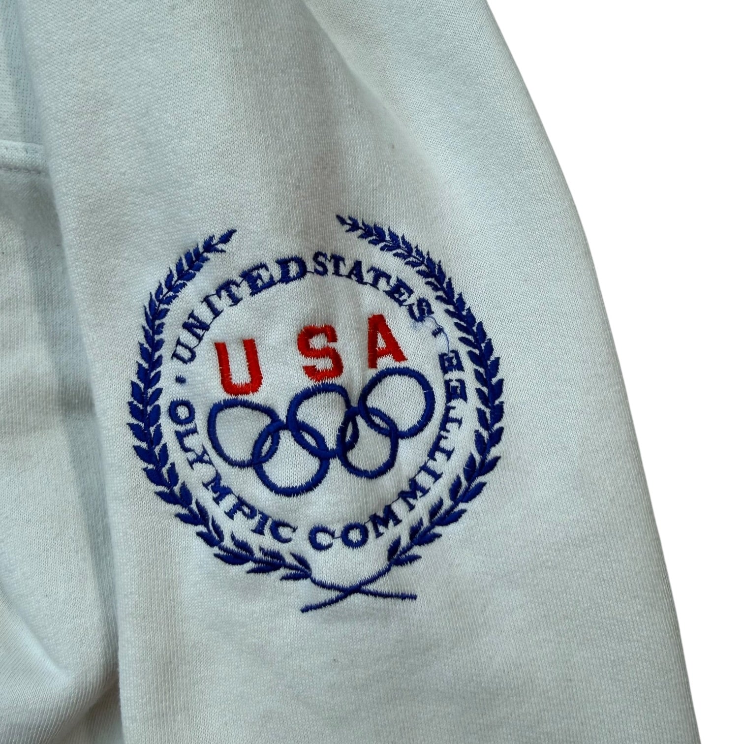 Vintage Adidas 1980 Olympic Winter Games Lake Placid Crewneck White