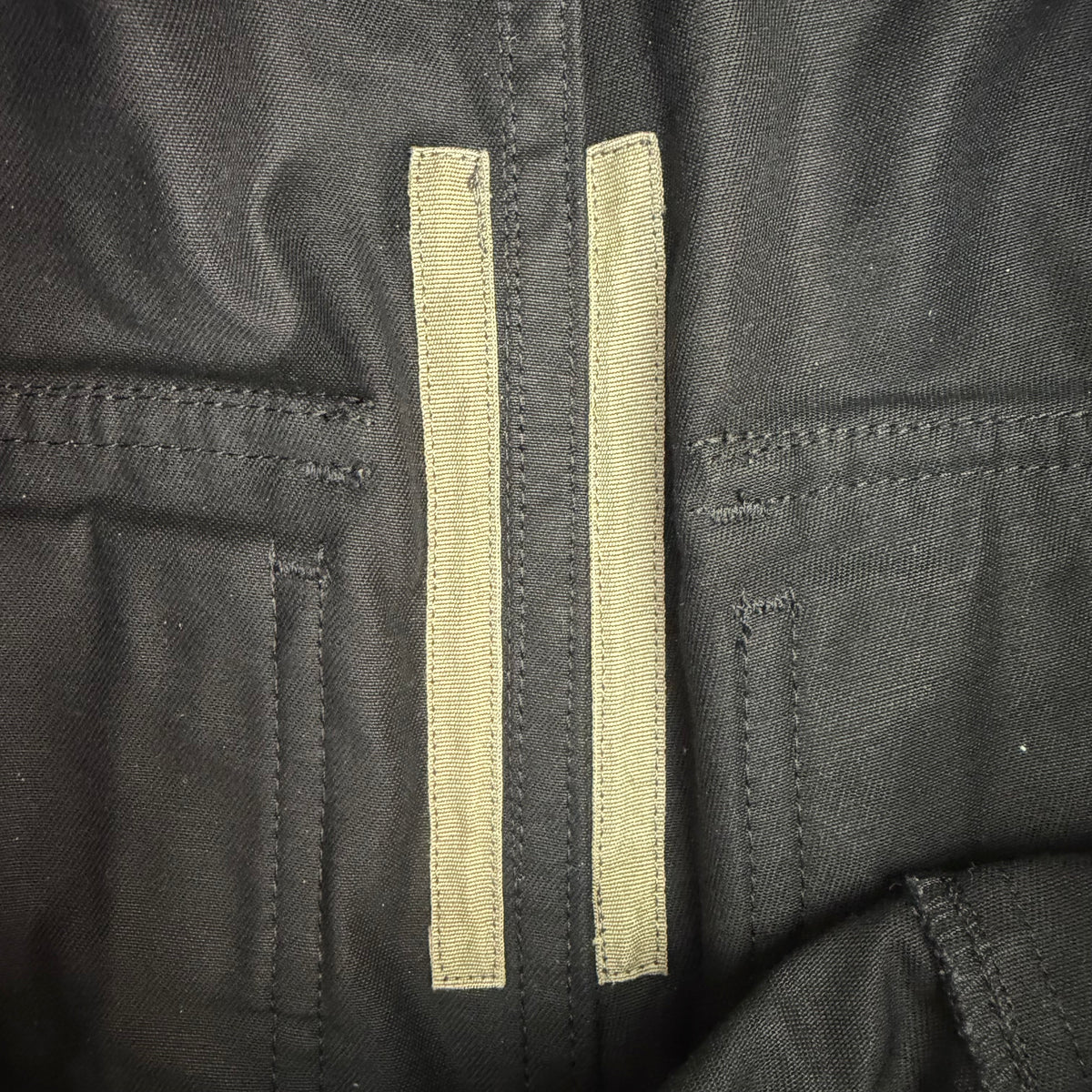 Rick Owens DRKSHDW Cropped Creatch Cargo Black