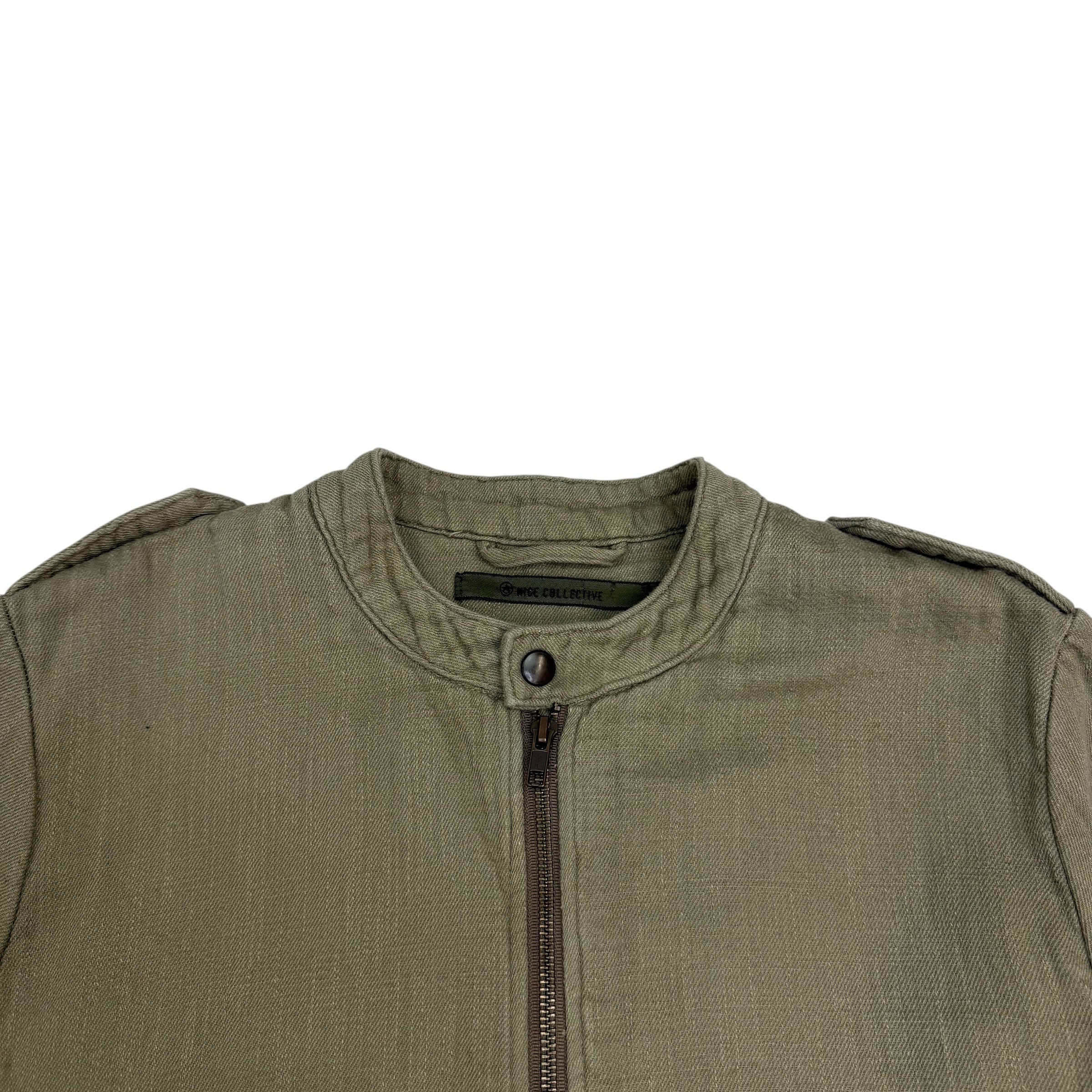 (W) Vintage Nice Collective Utility Jacket Olive Green
