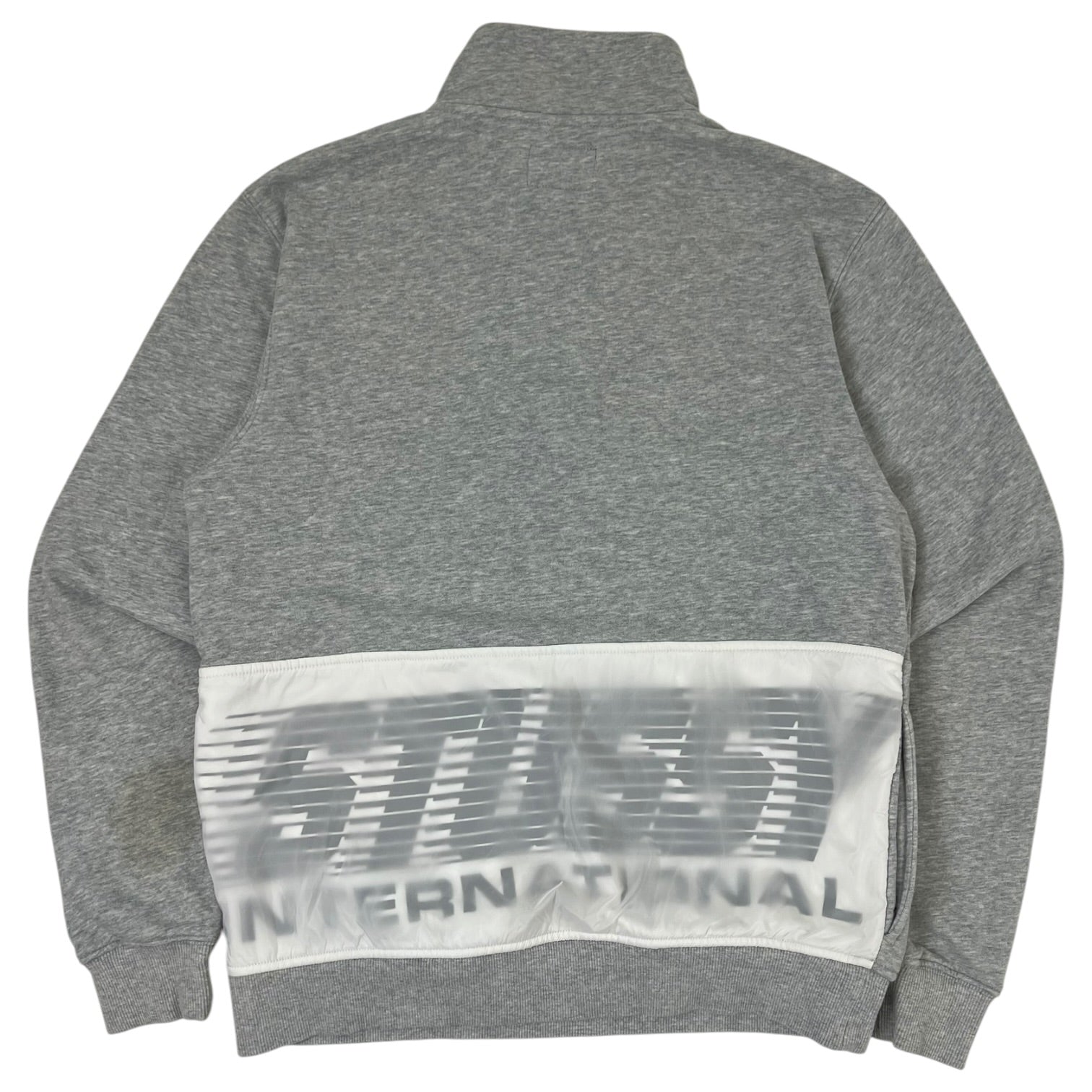 Stussy International Quarter Zip Grey