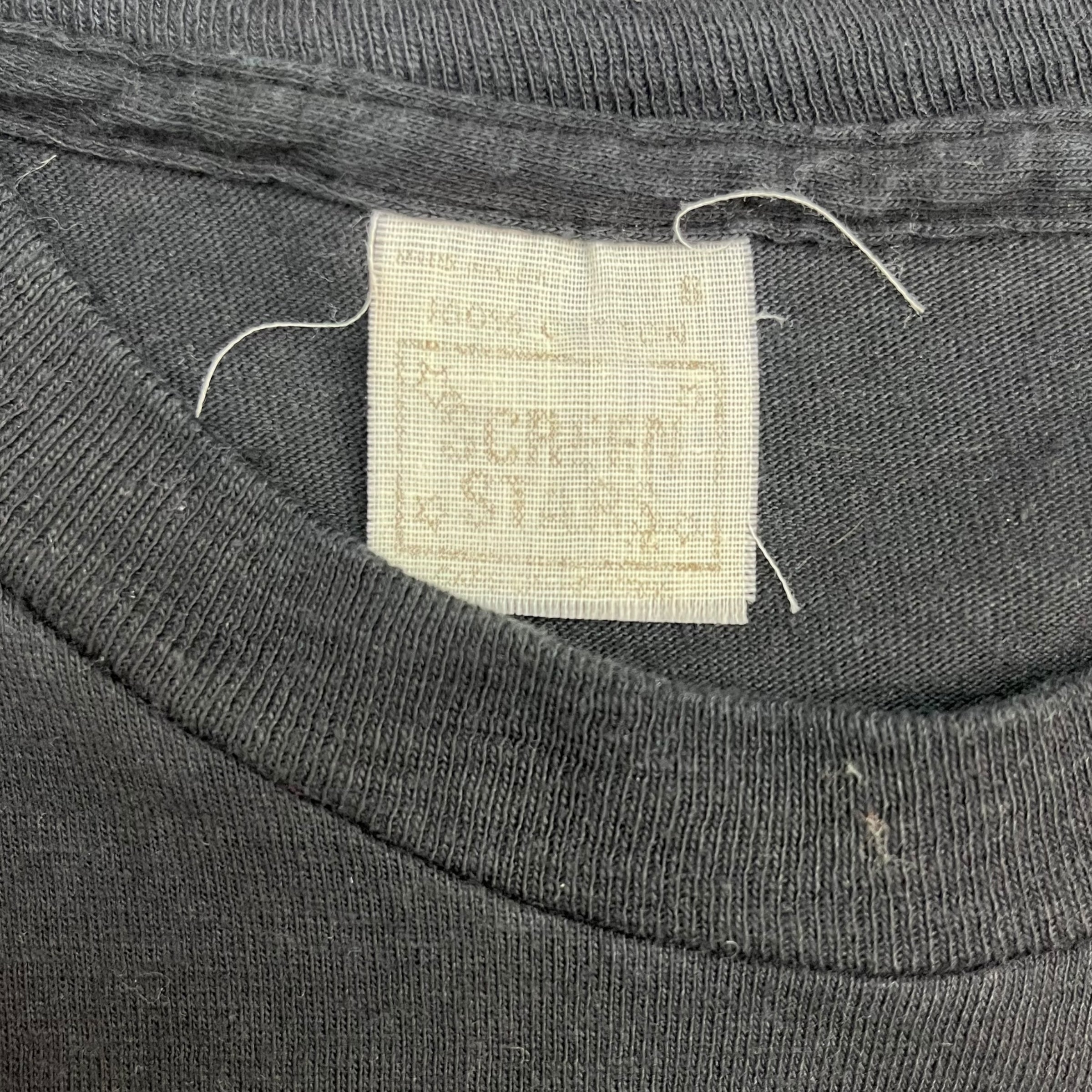 1981 The Rolling Stones Tattoo You Tee Faded Black