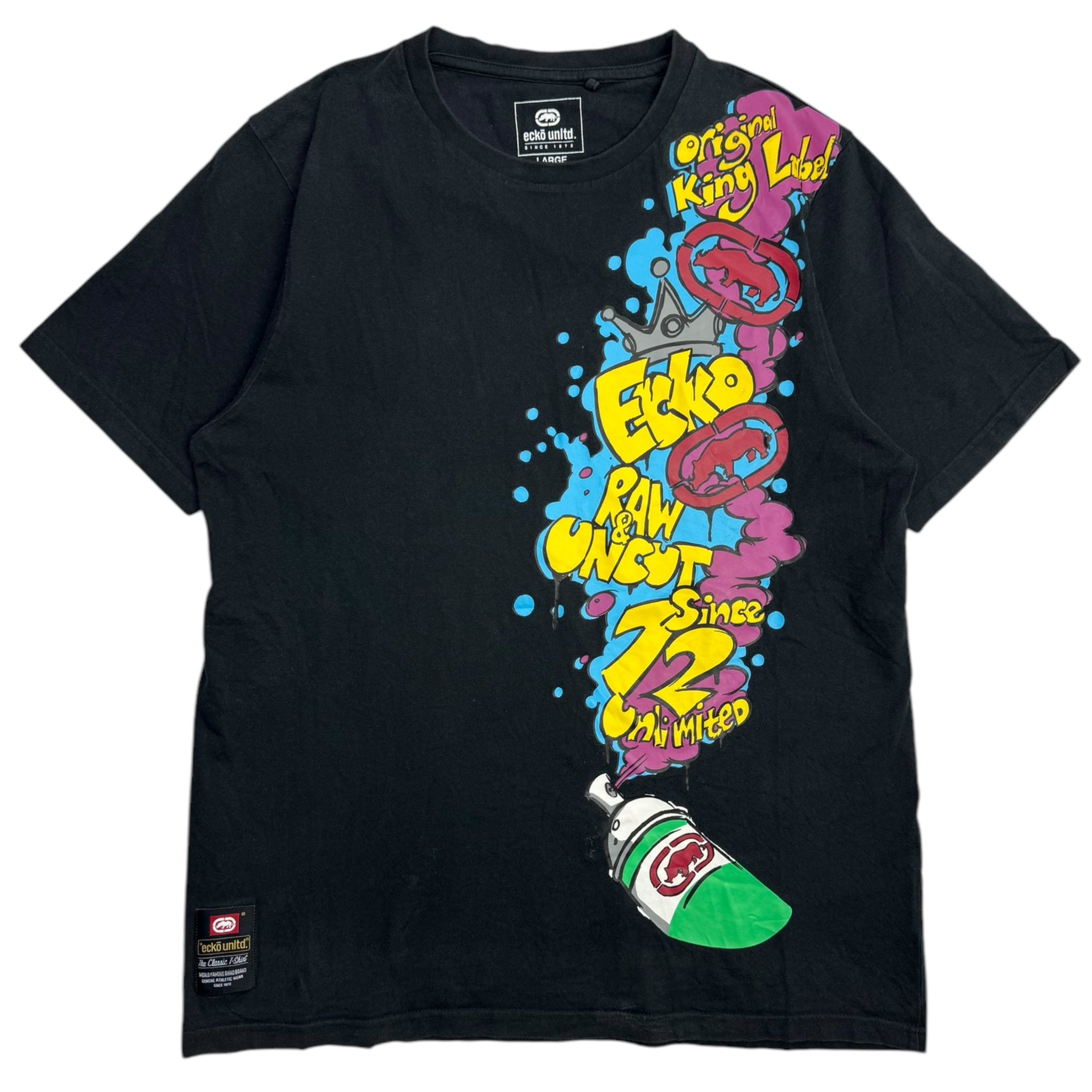 Y2K Ecko Unlimited Raw & Uncut Graffiti T-Shirt