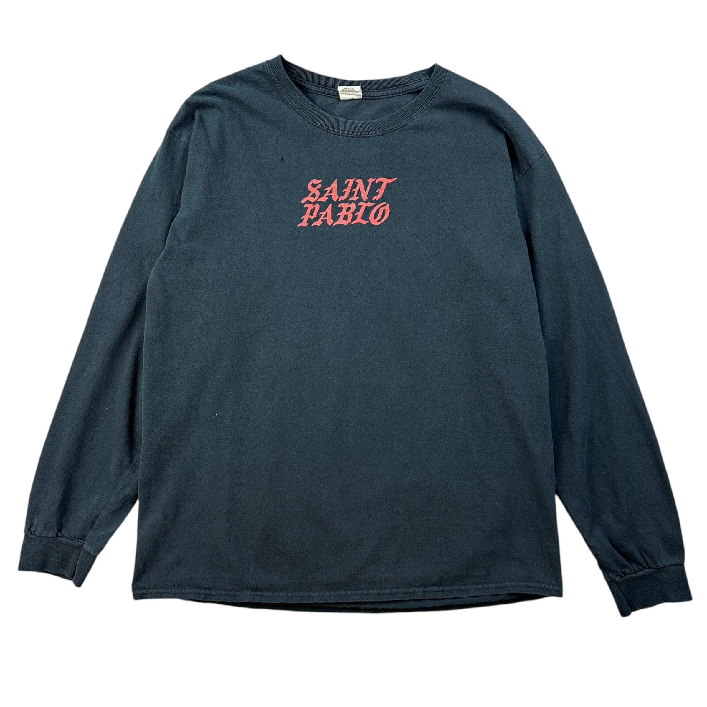 Kanye West Saint Pablo Kim Kardashian L/S Tee Black