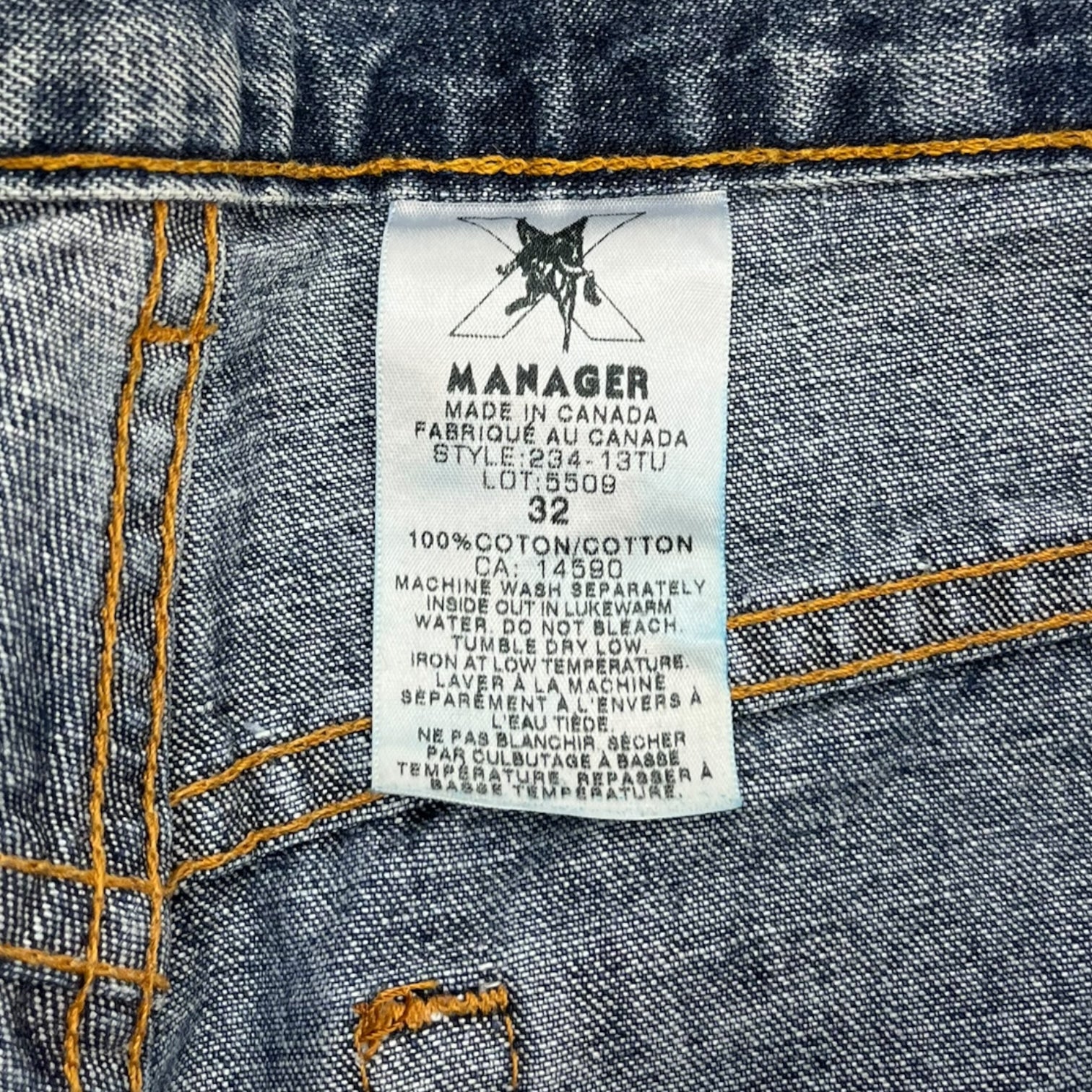 Vintage Y2K Manager X Baggy Denim