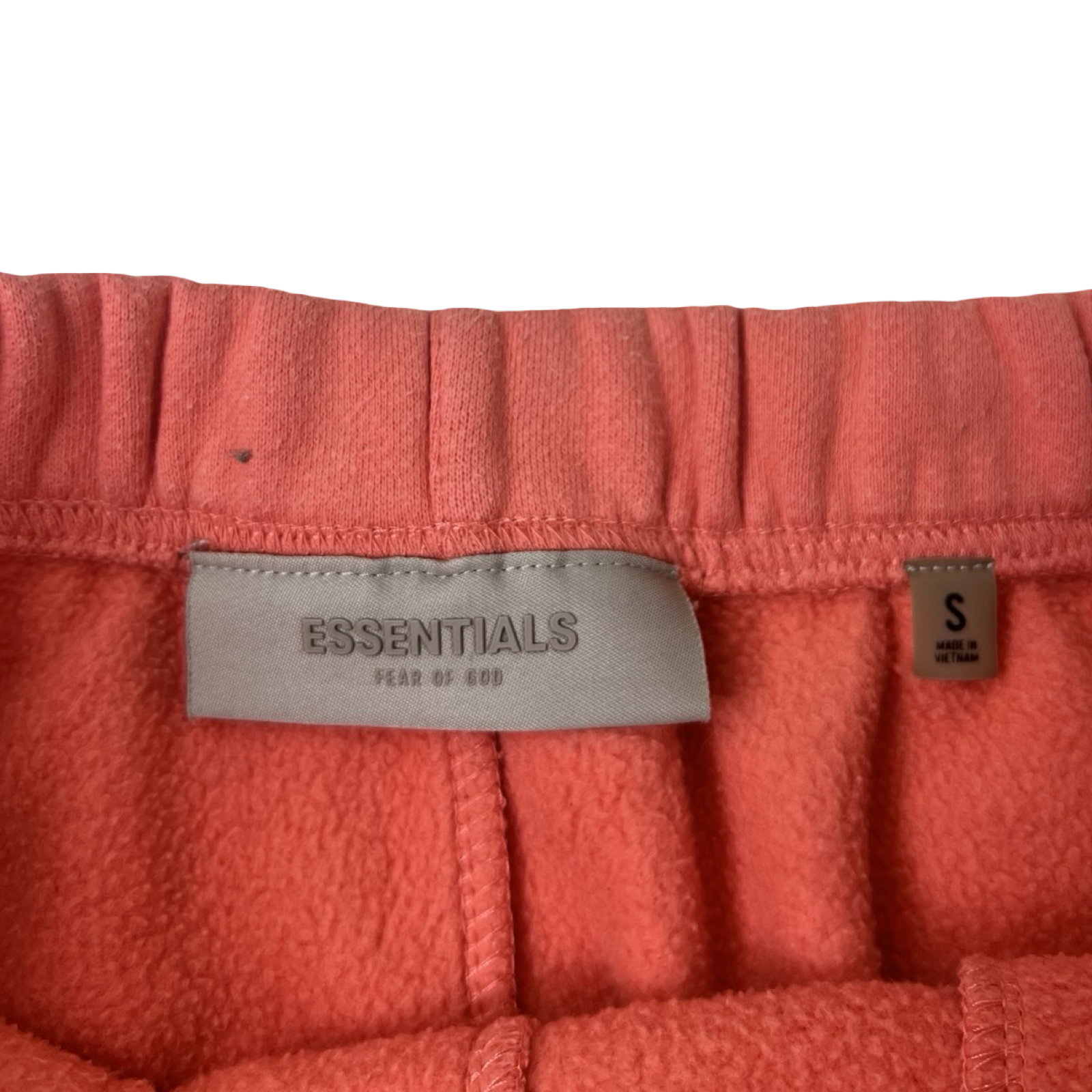 Fear of God Essentials Jersey Shorts Coral