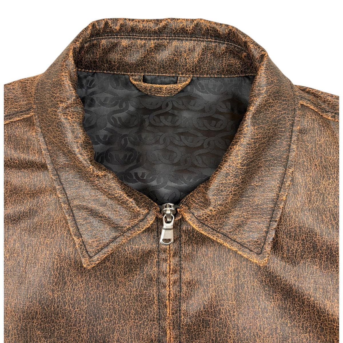 Stussy Coated Cotton Club Jacket Dark Brown