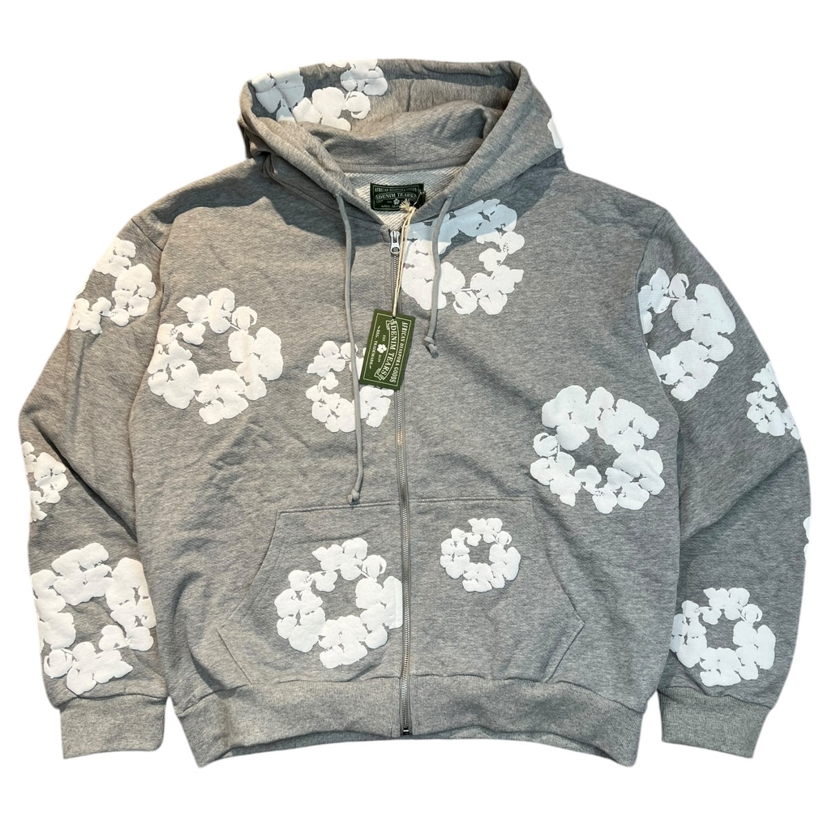 Denim Tears Cotton Wreath Hoodie Grey