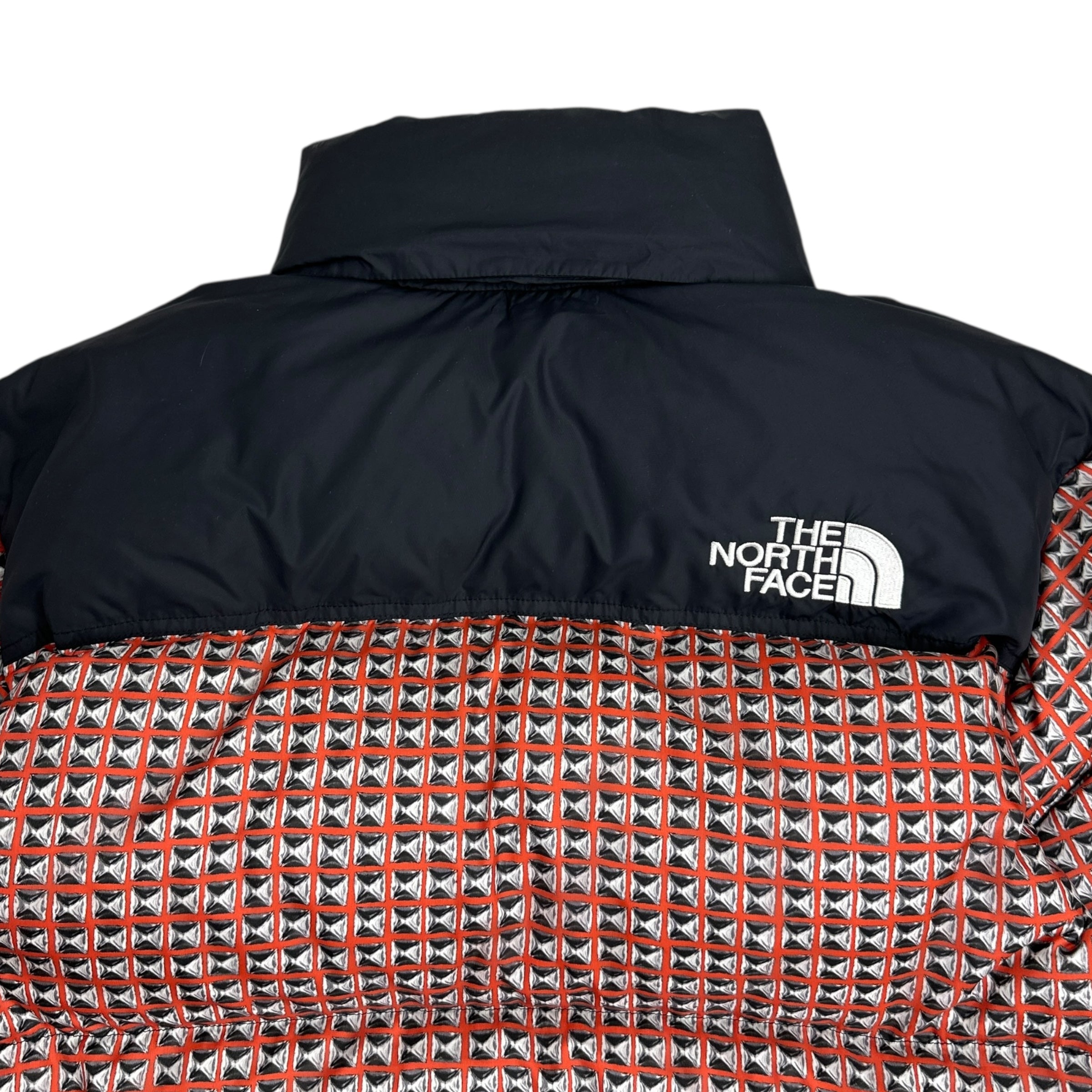 Supreme x The North Face Studded 700 Fill Nuptse Red