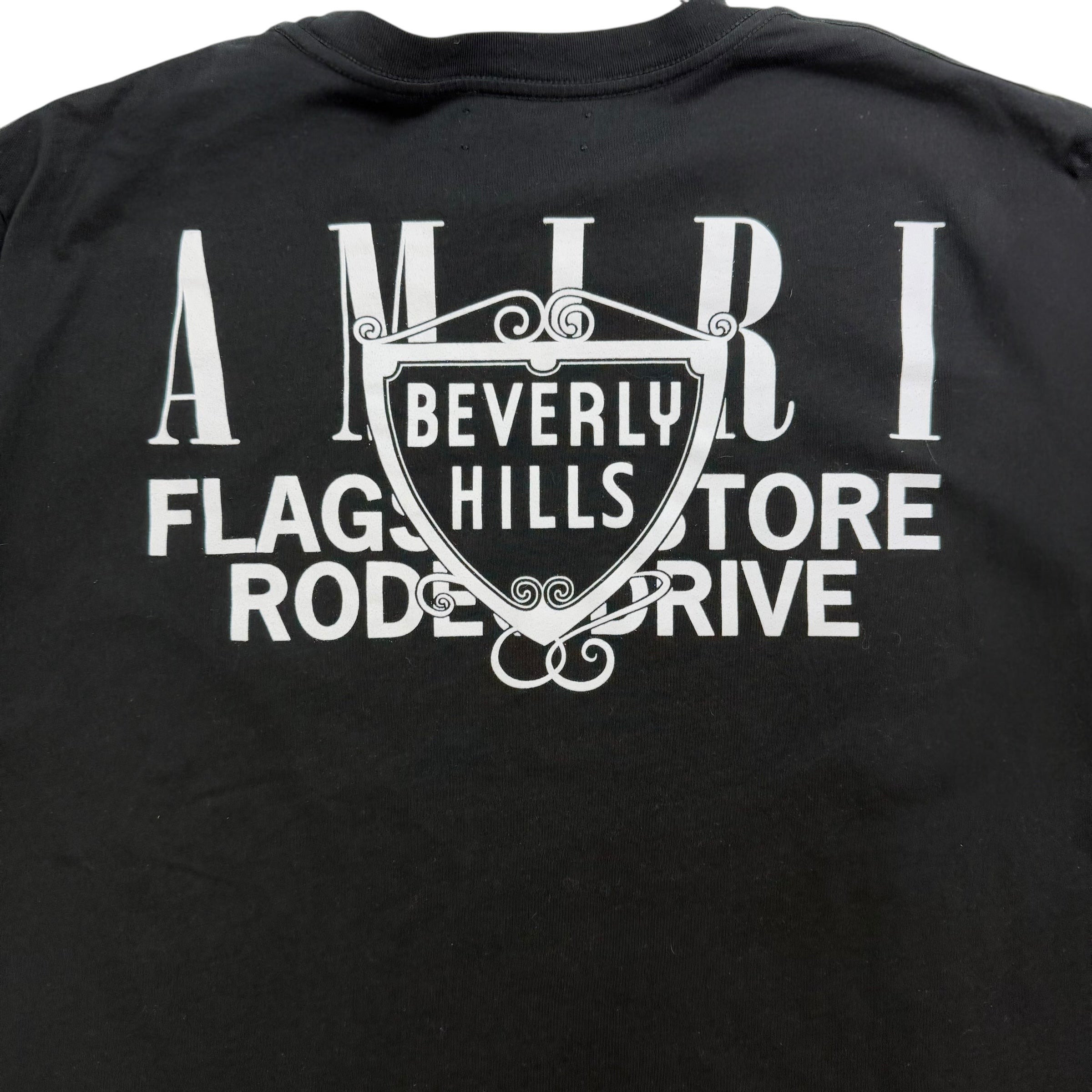 Amiri Beverly Hills Rodeo Drive Tee Black