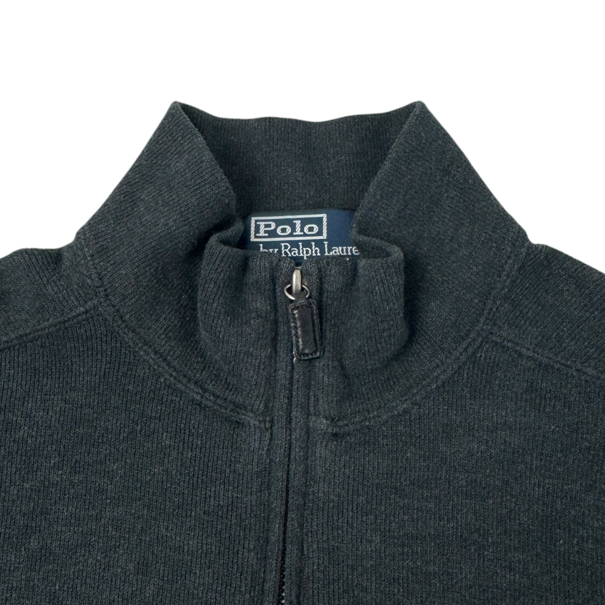 Polo Ralph Lauren Relaxed Hem 1/4 Zip Heathered Charcoal