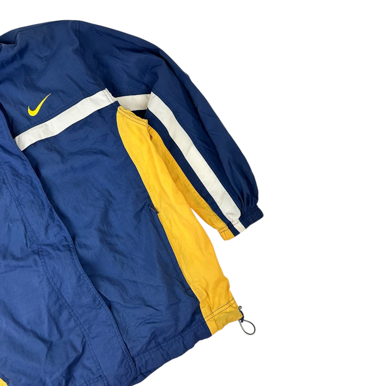 Vintage Nike Tracksuit Windbreaker Jacket Navy/Yellow