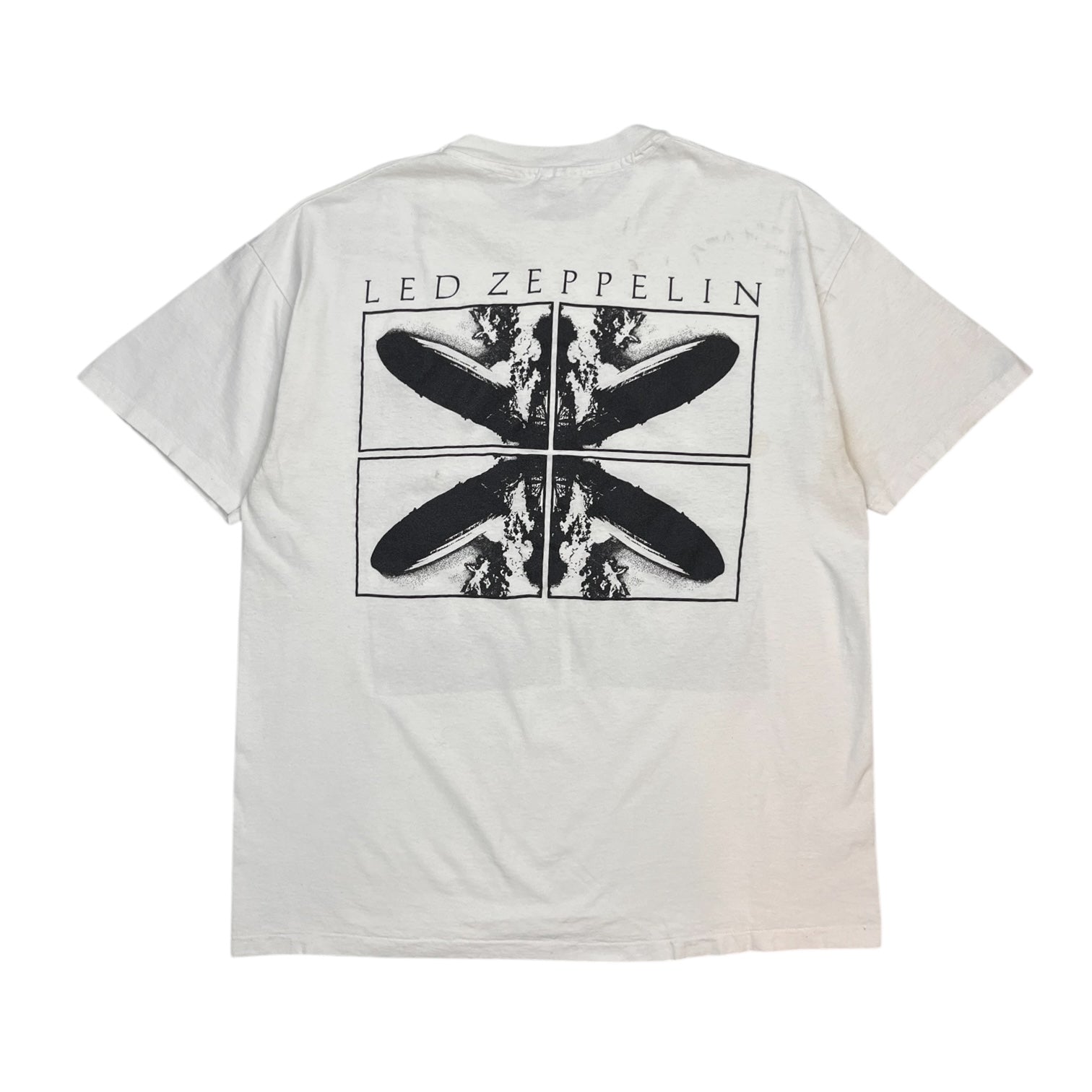 1992 Led Zeppelin Portrait Tee White