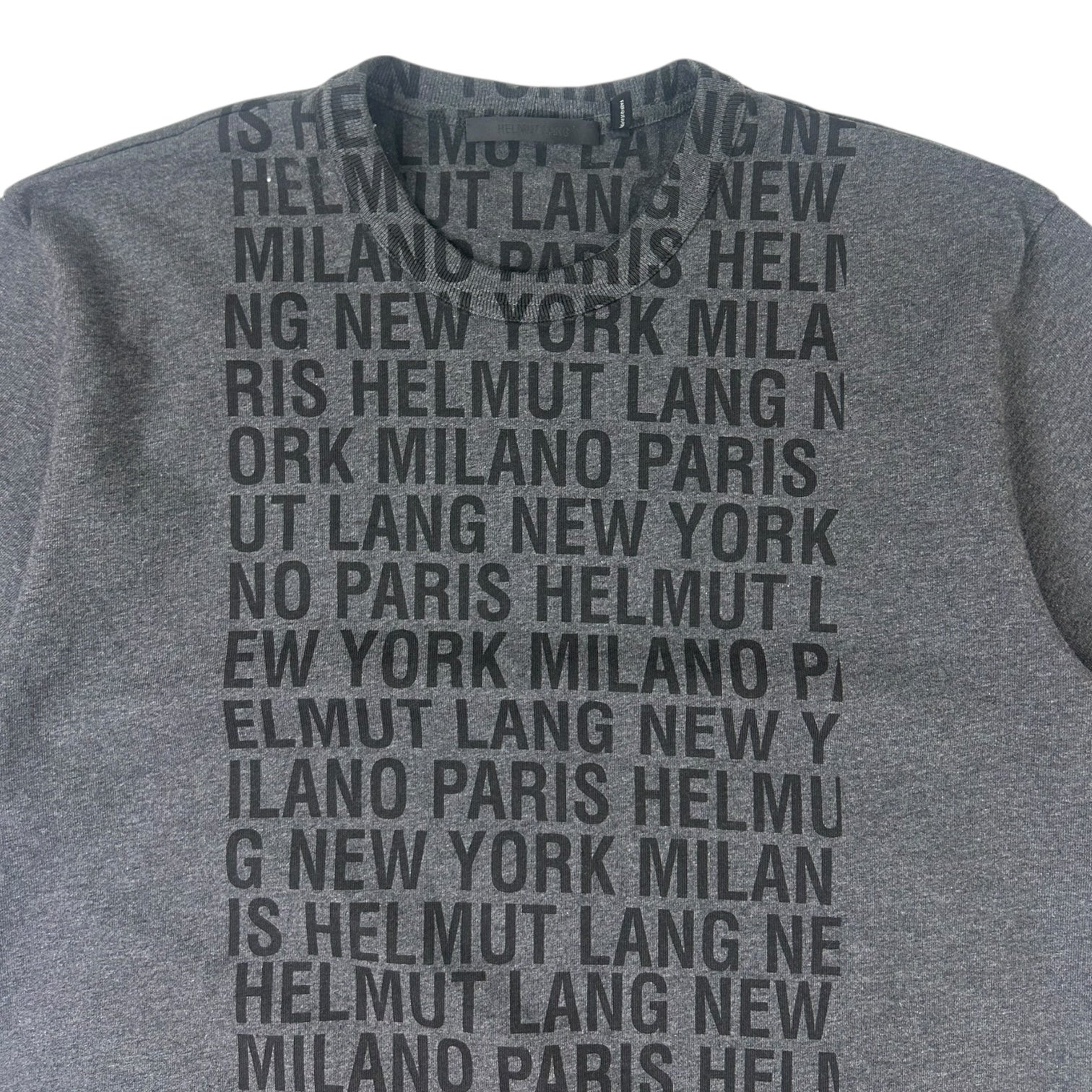 Helmut Lang Repeat Logo T-Shirt Dark Heather