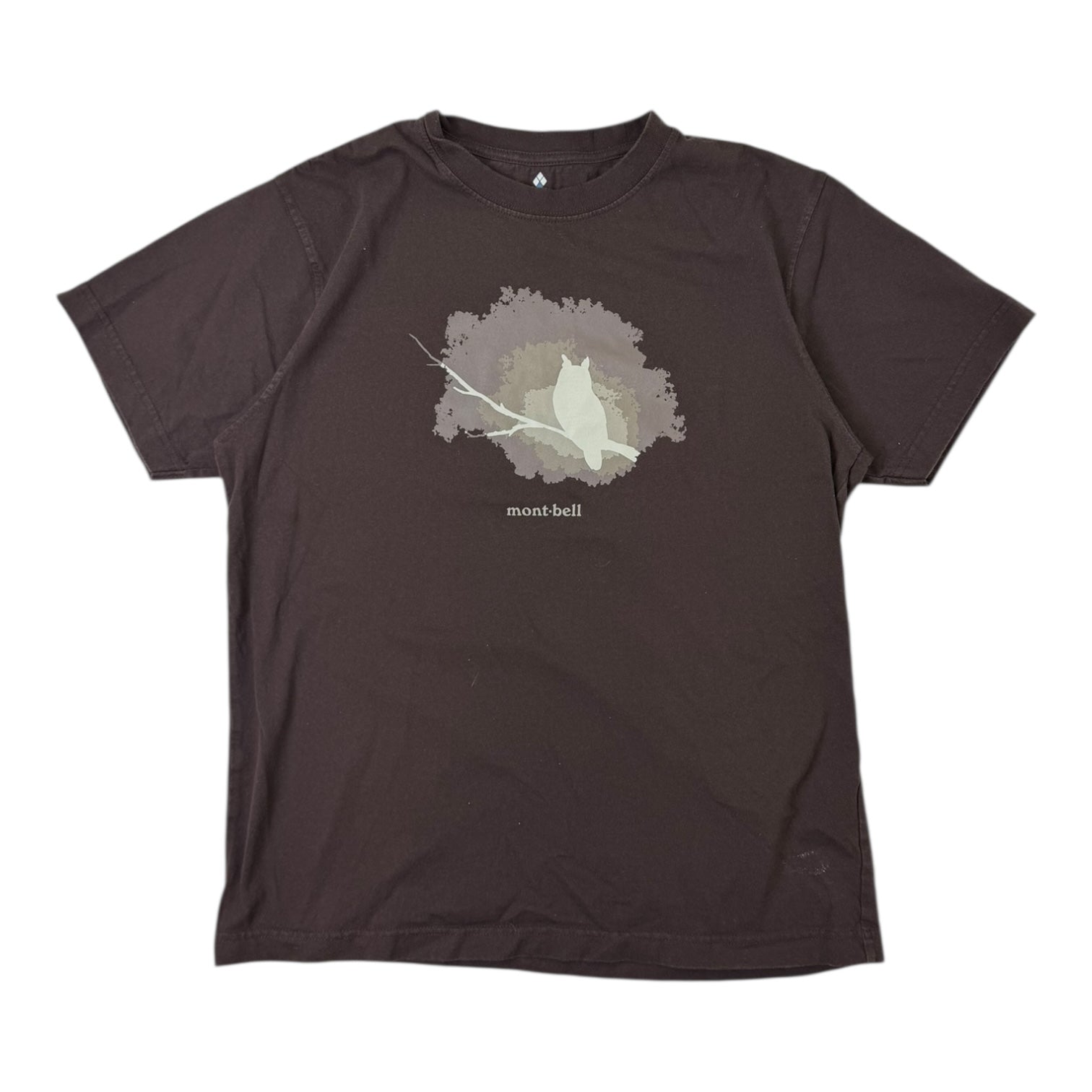 Vintage Mont-Bell Owl T-Shirt Brown