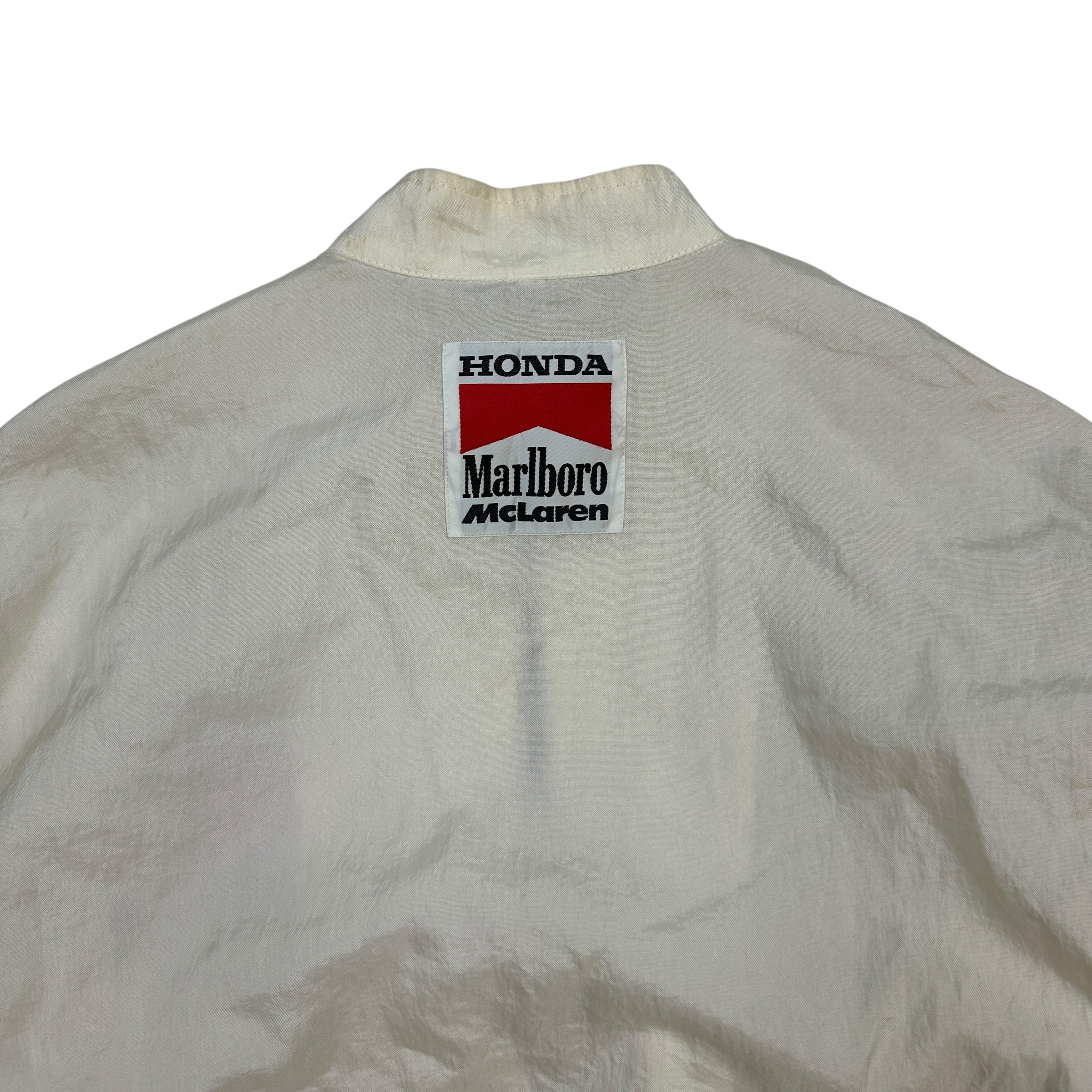 Vintage Marlboro McLaren Honda Racing Jacket White