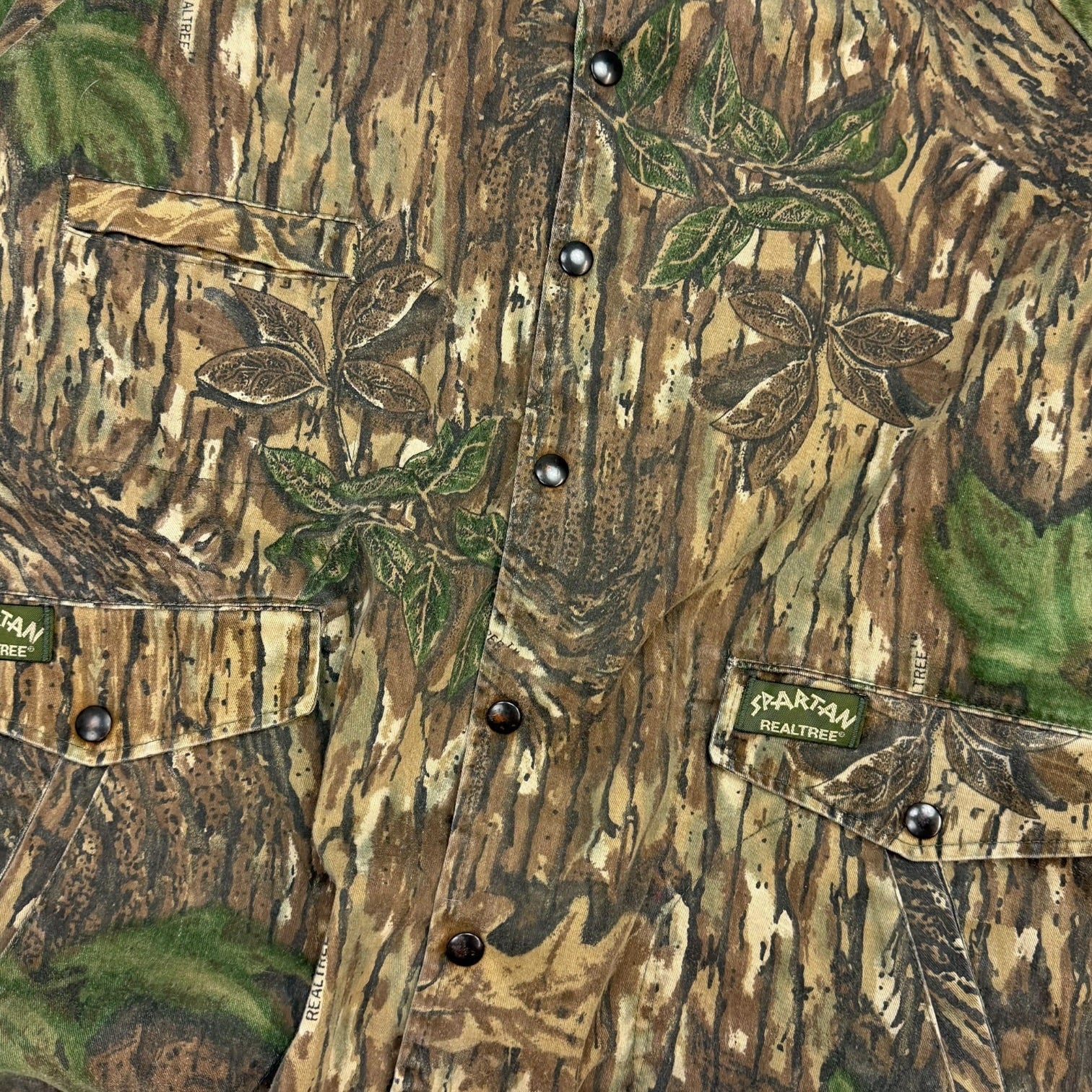 Vintage Spartan RealTree Button Up Jacket Camo