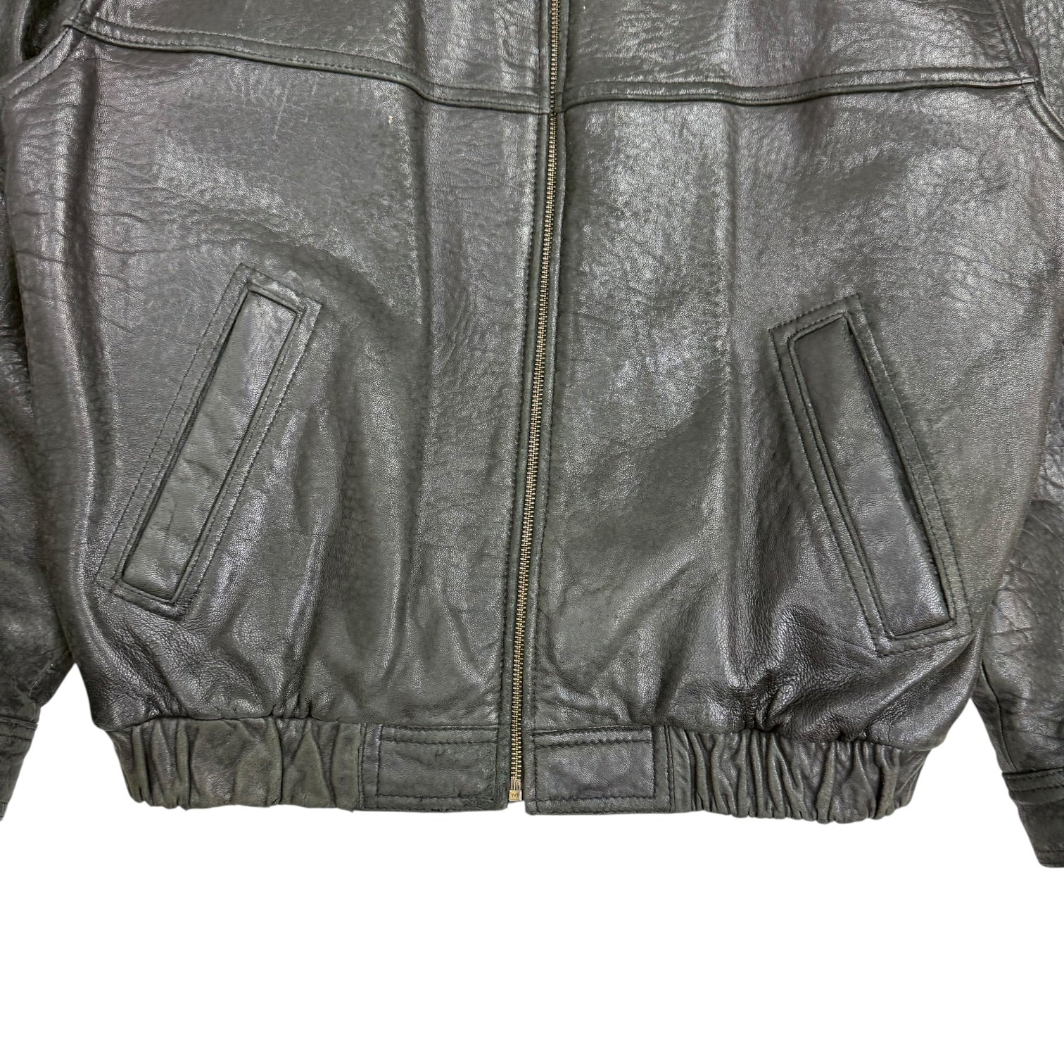 Vintage Profilo Leather Jacket Black