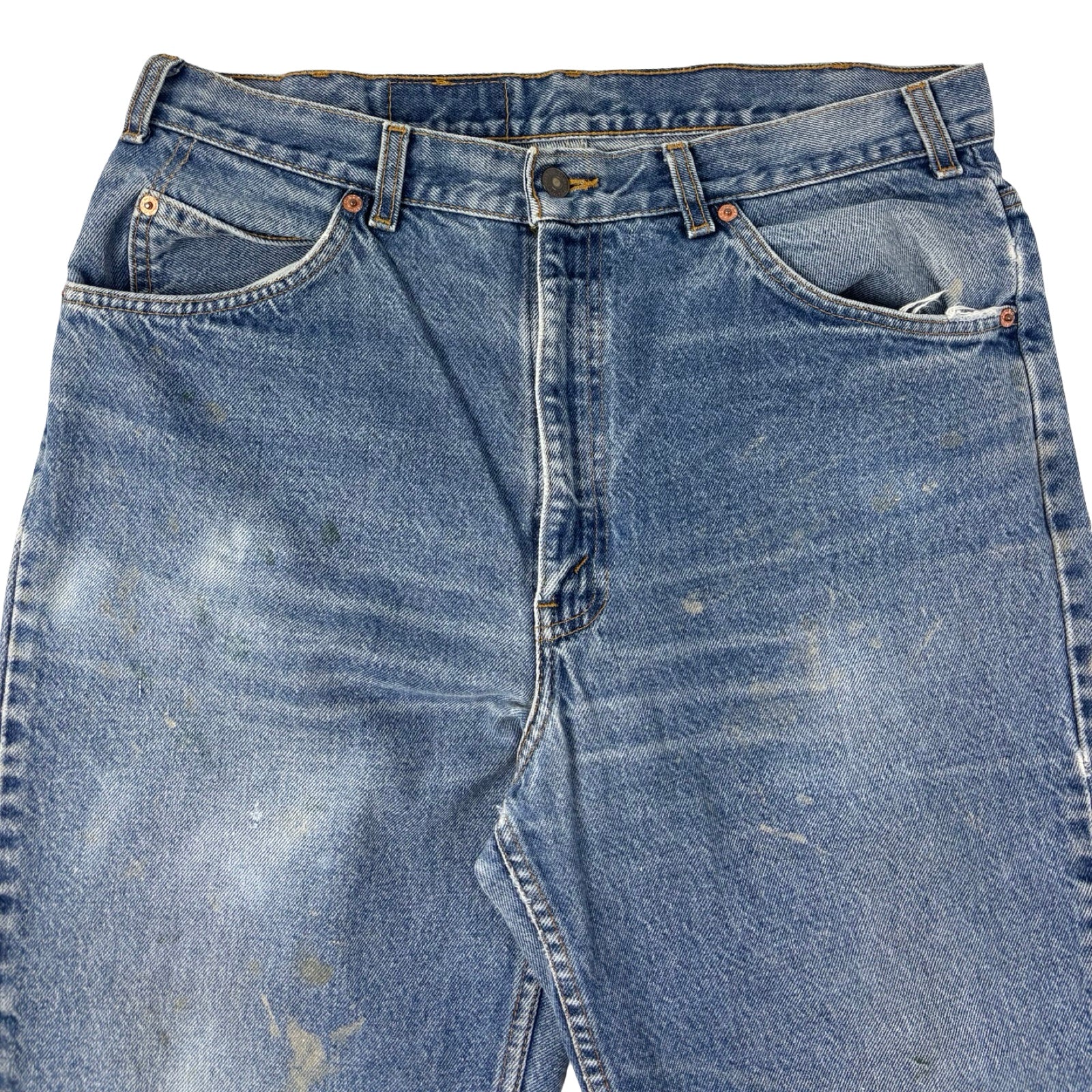 Vintage Levi’s 619 Orange Tab Light Wash Jeans