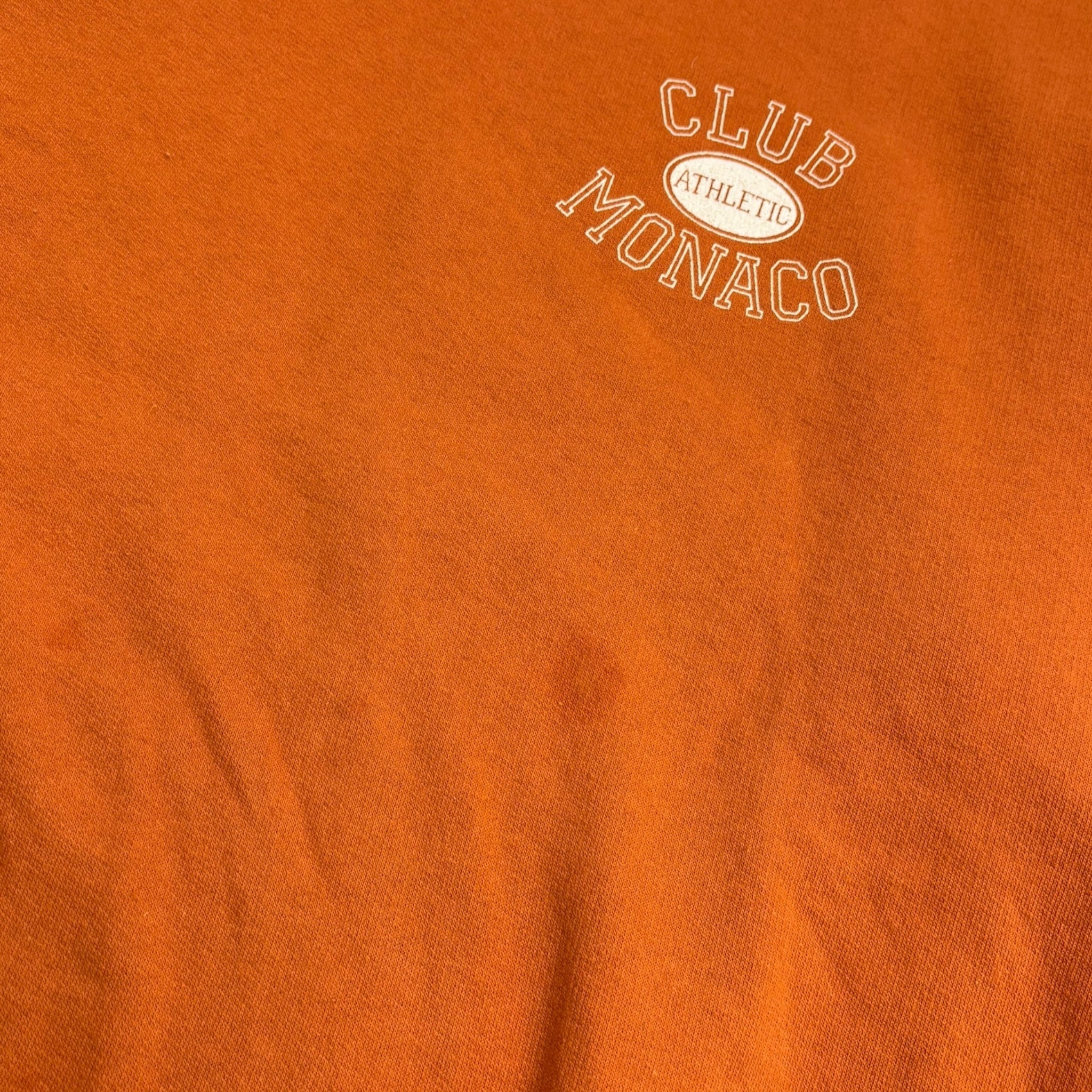 Vintage Club Monaco Athletic Crewneck Orange