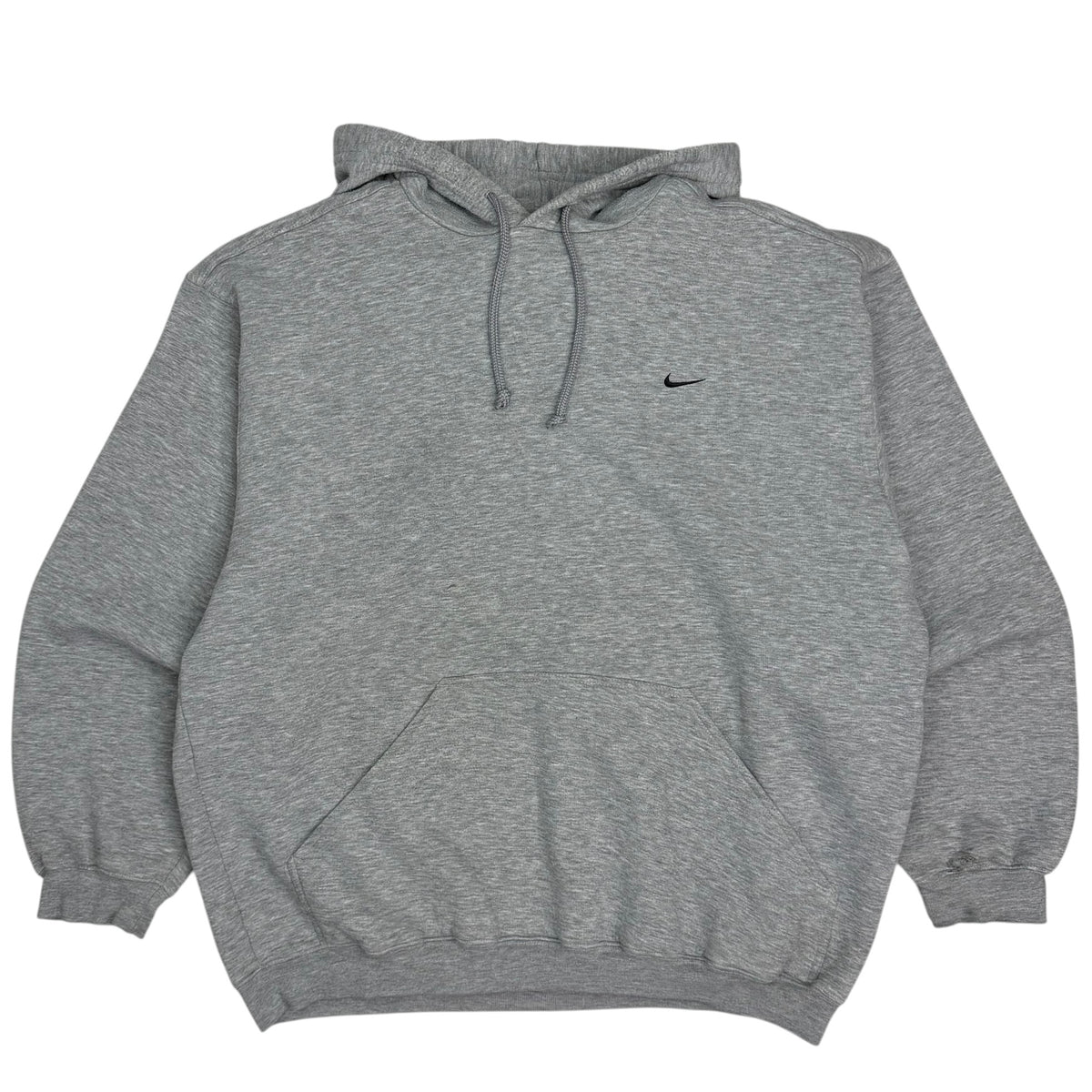 Vintage Nike Mini Swoosh Hoodie Grey