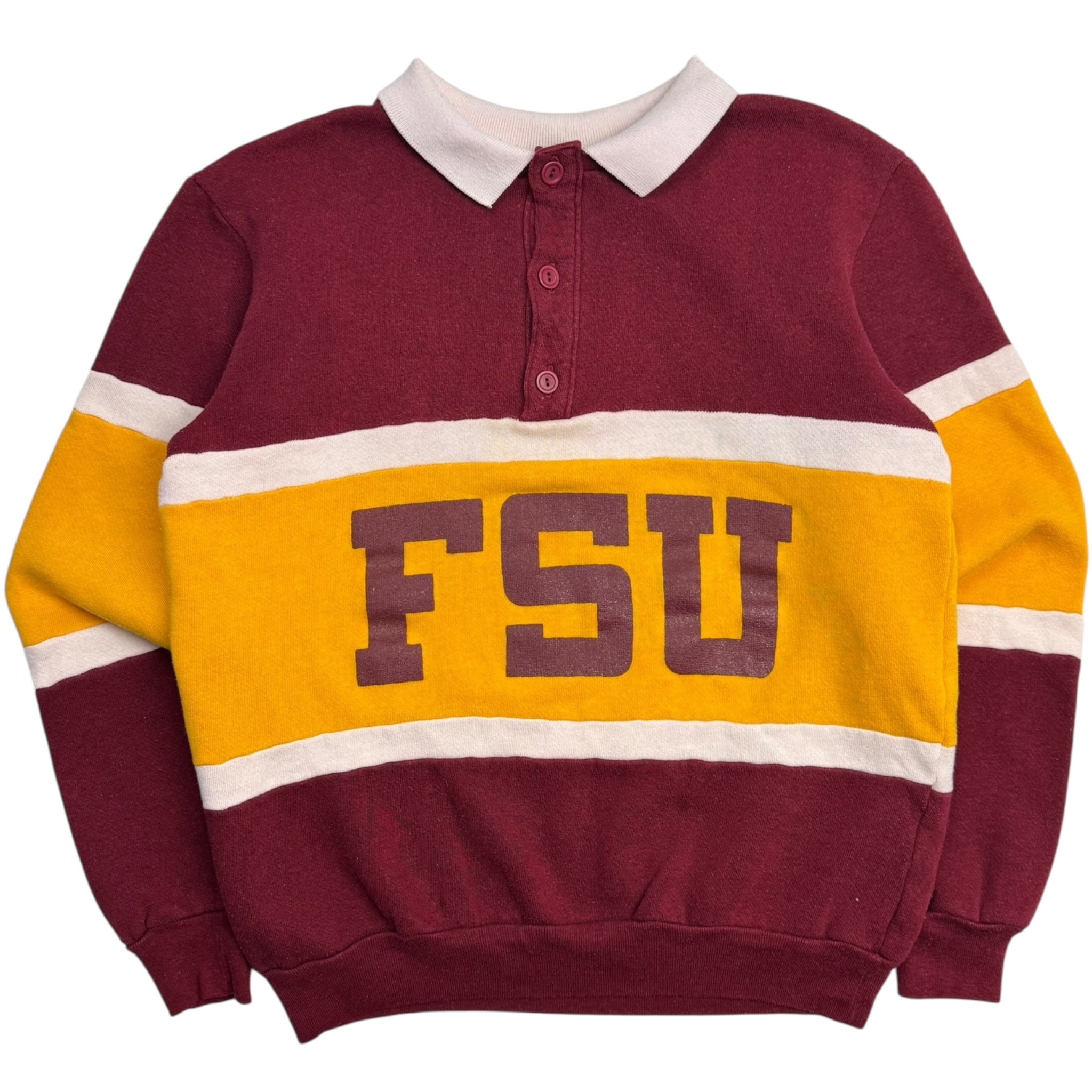 Vintage 80s Florida State University Collared Sweater